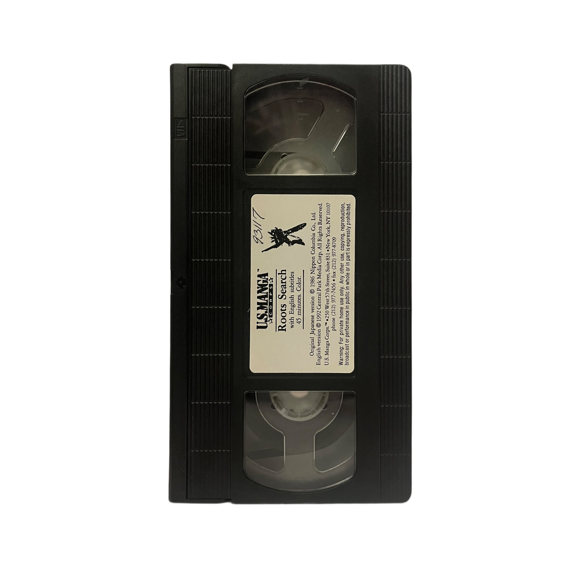 Roots Search VHS Tape