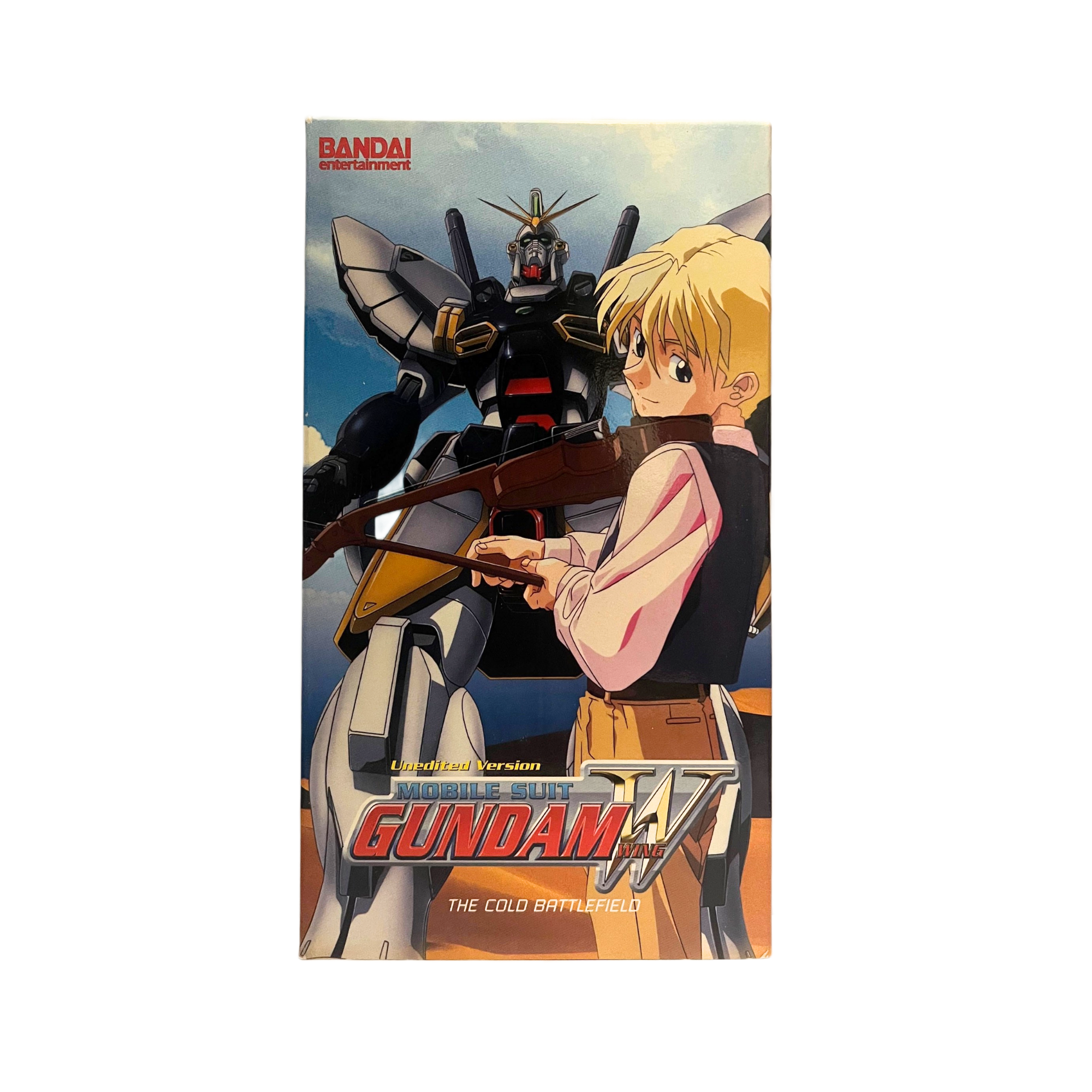 Gundam Wing: The Cold Battlefield VHS Tape