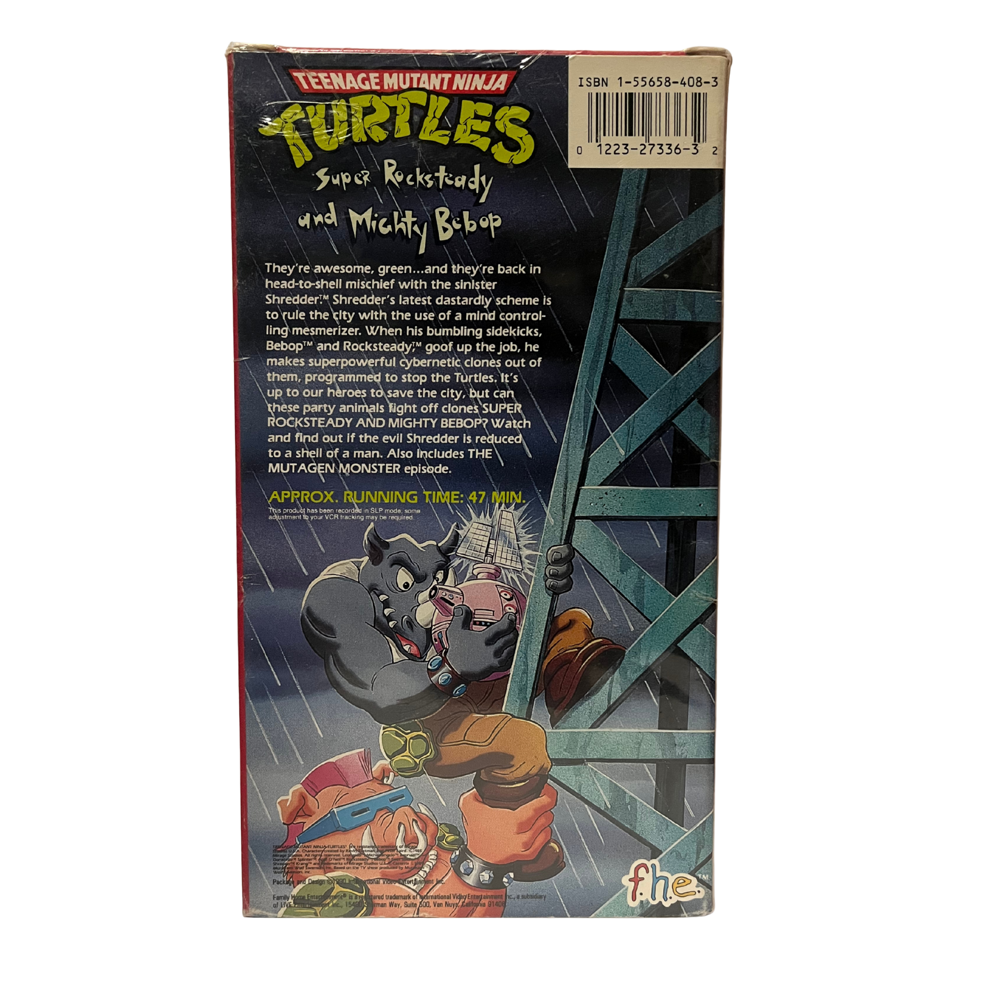 Teenage Mutant Ninja Turtles: Super Rocksteady And Mighty Bebop VHS Tape