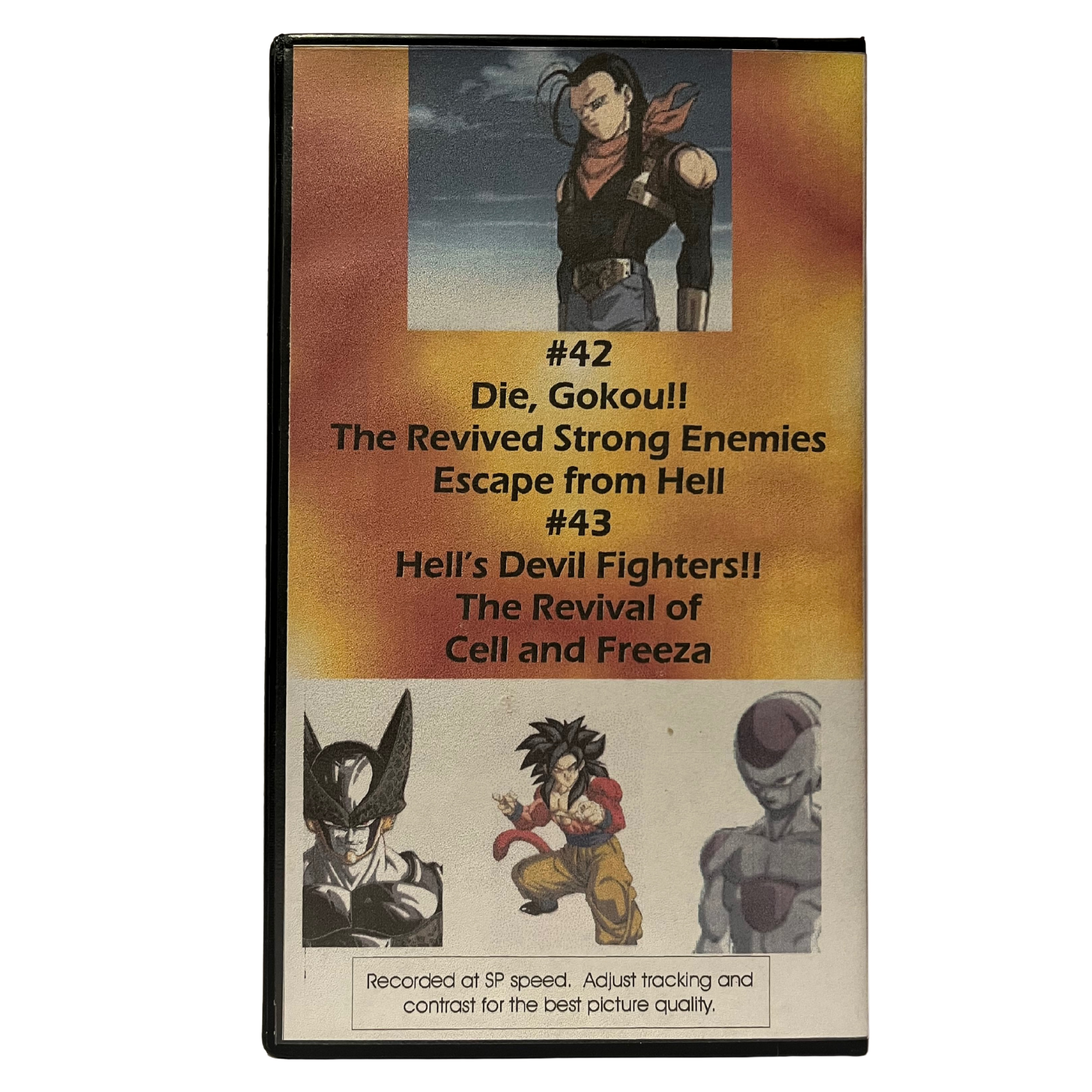 Dragon Ball GT 42-43 Fan Sub VHS Tape