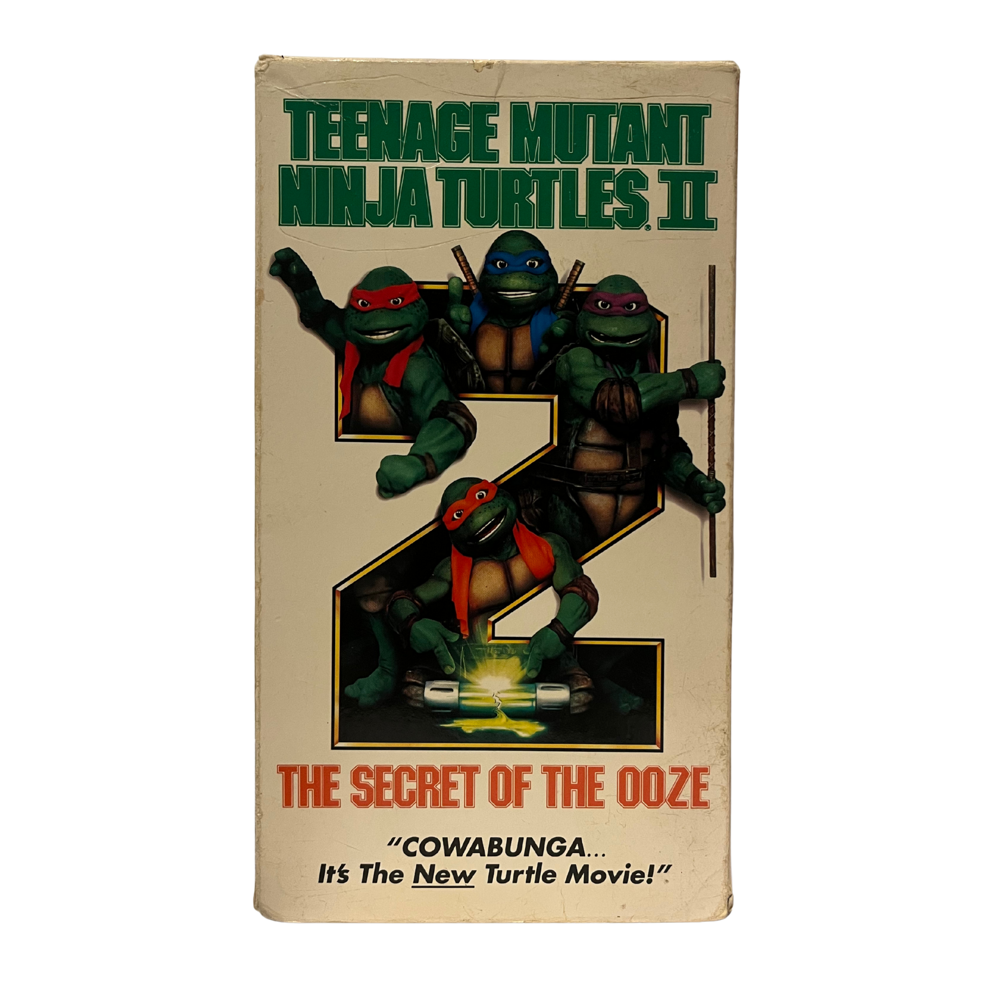 Teenage Mutant Ninja Turtles II Secret of the Ooze VHS Tape