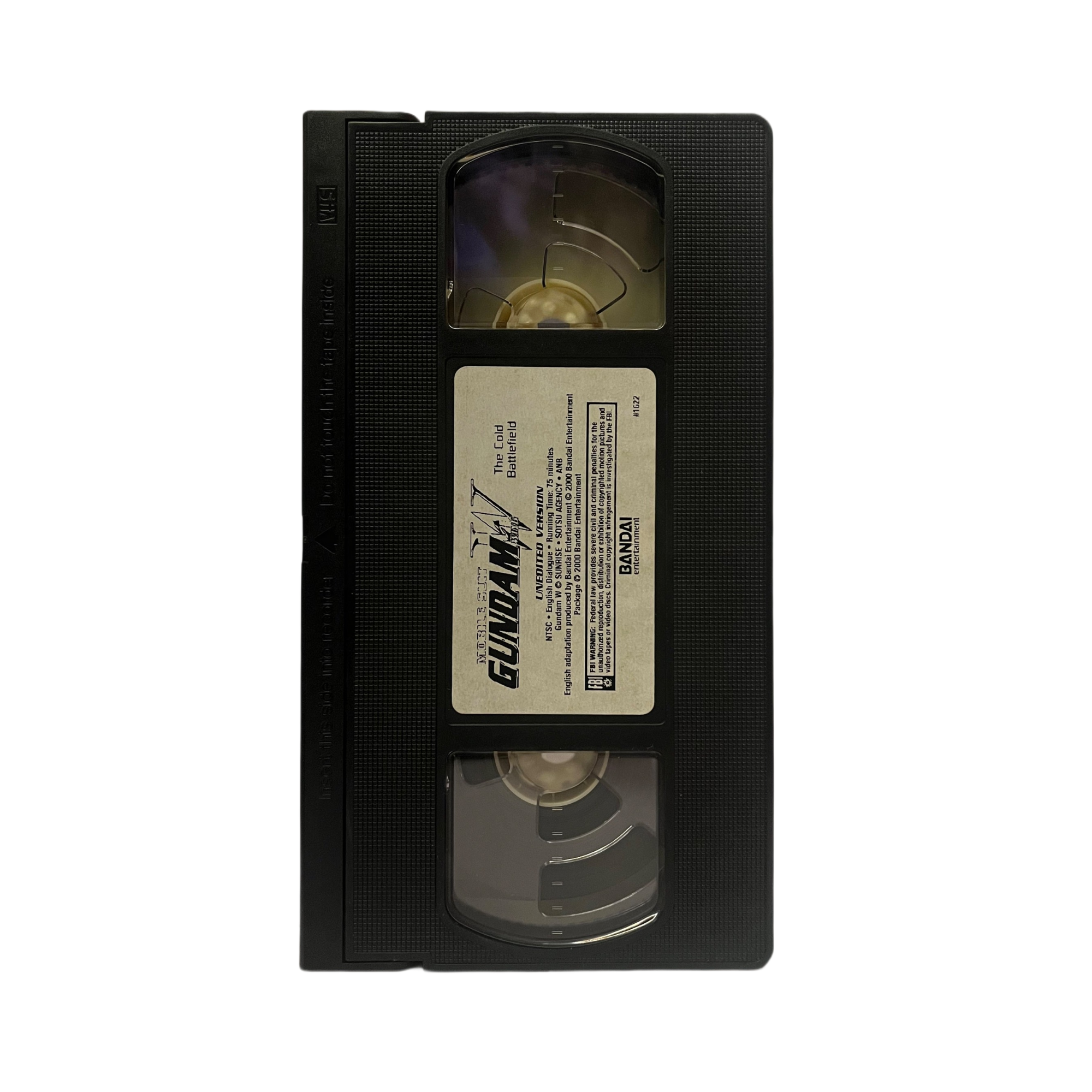 Gundam Wing: The Cold Battlefield VHS Tape