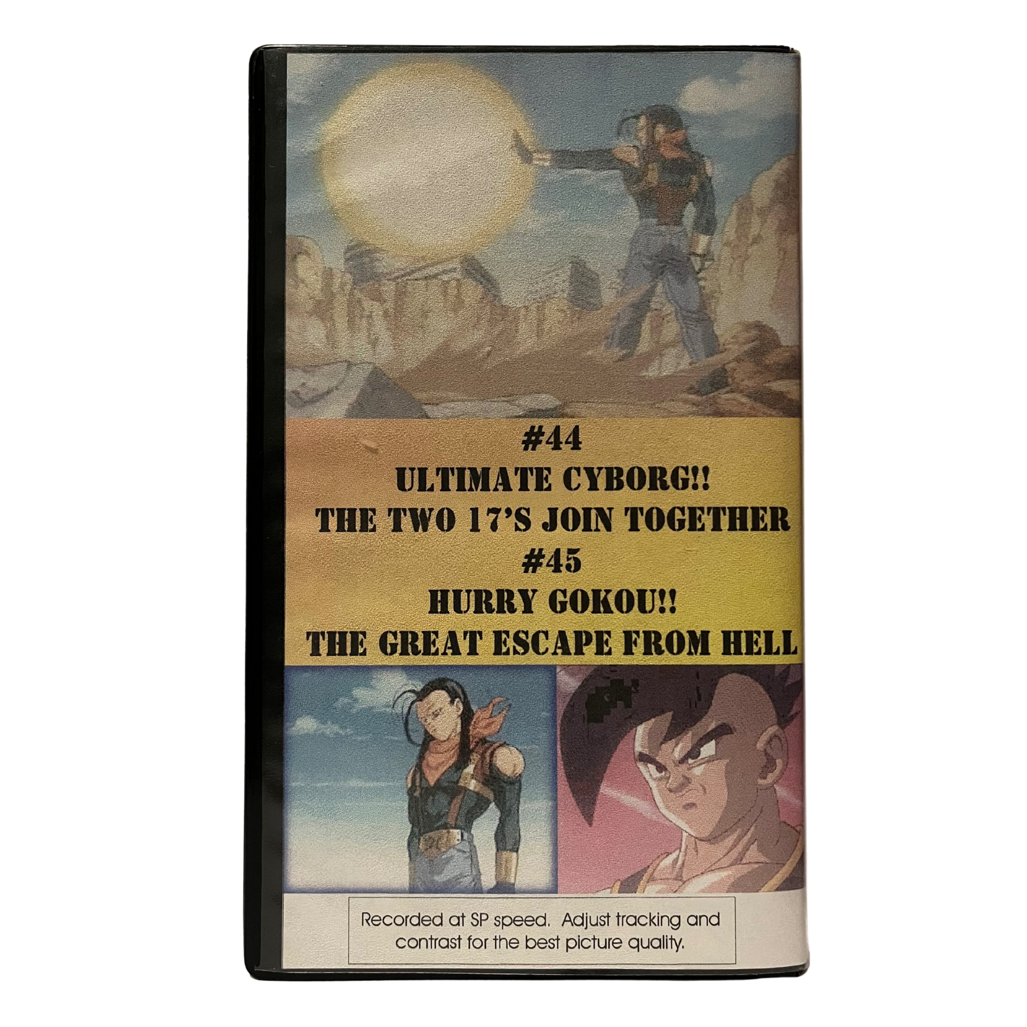 Dragon Ball GT 44-45 Fan Sub VHS Tape