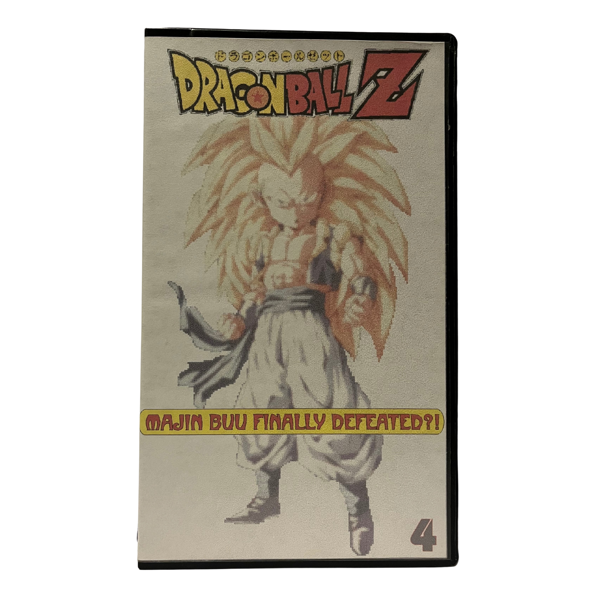 Dragon Ball Z Majin Buu 4 Fan Sub VHS Tape