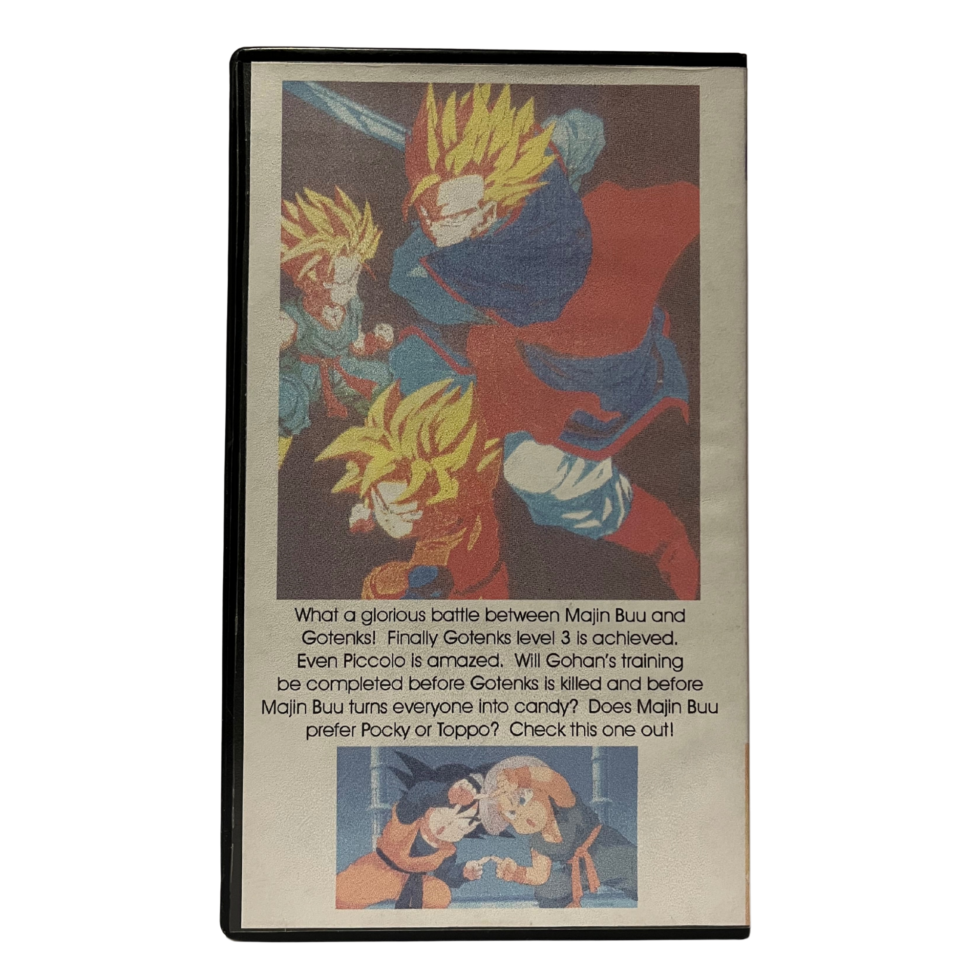 Dragon Ball Z Majin Buu 4 Fan Sub VHS Tape