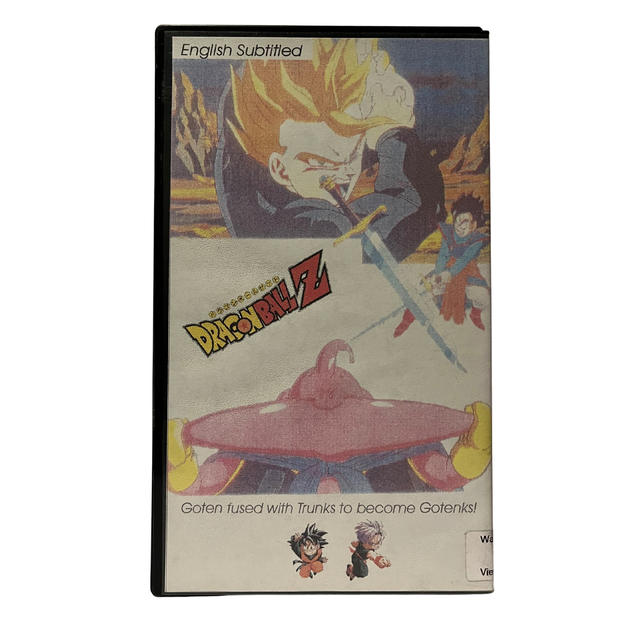 Dragon Ball Z Gotenks Fan Sub VHS Tape