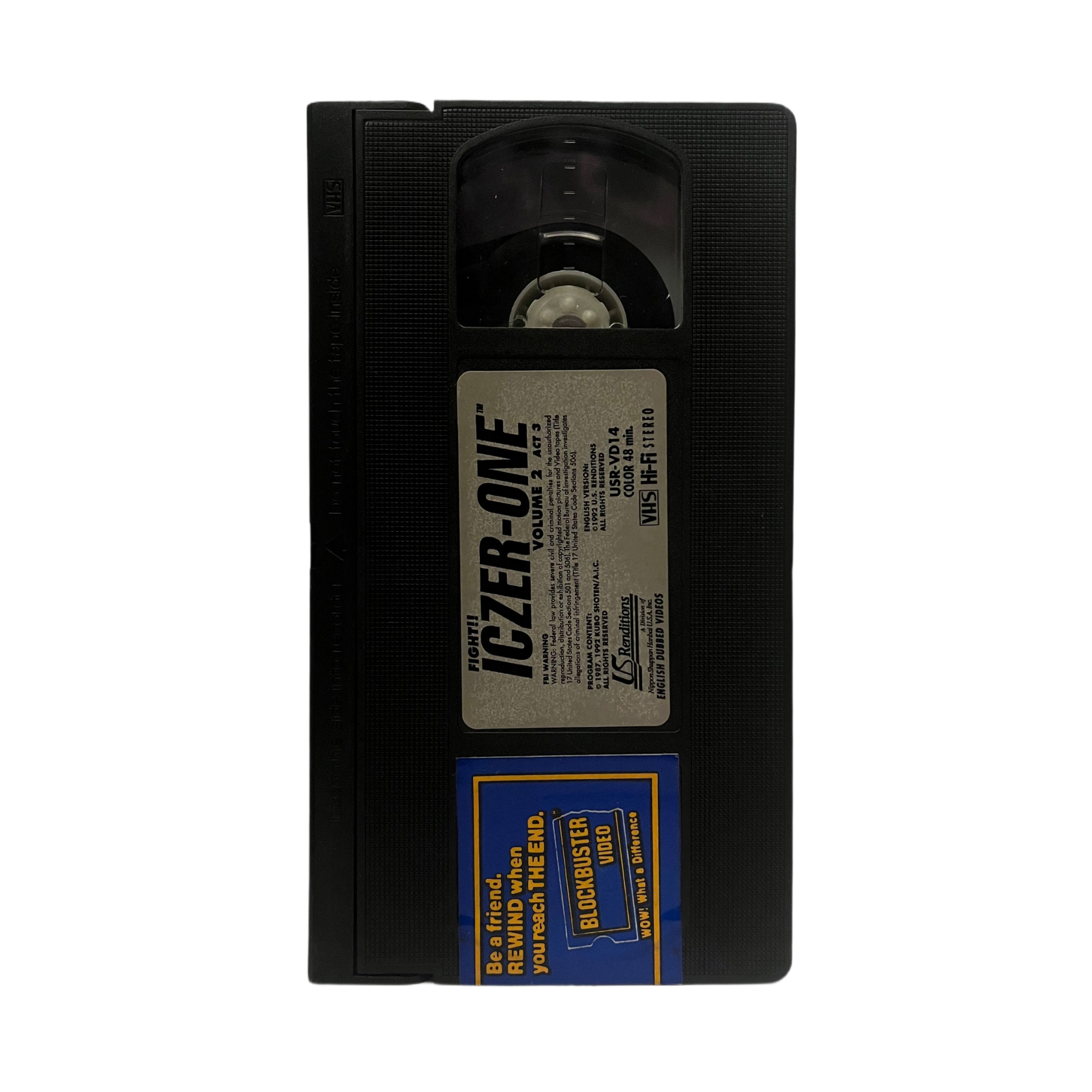 Iczer One Vol. 2 VHS Tape