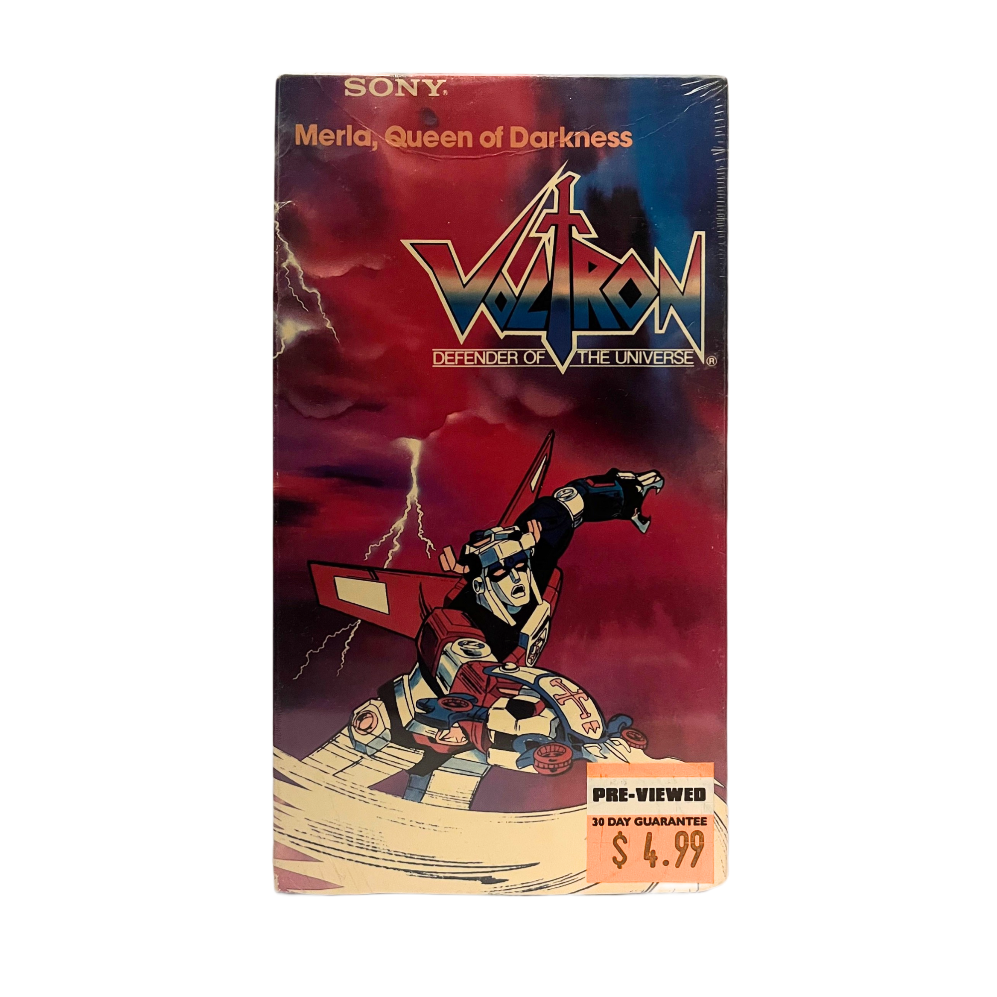 Voltron: Defender Of The Universe VHS Tape