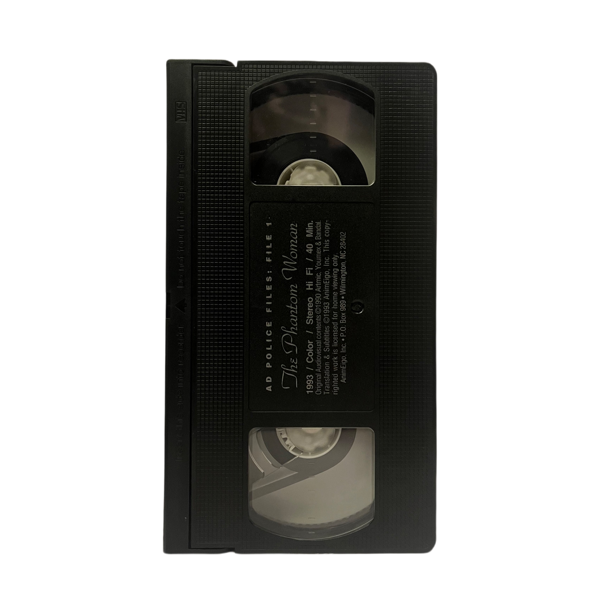 AD Police Files Vol. 1 VHS Tape