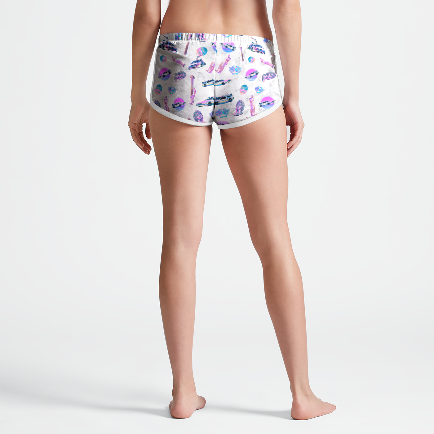 Paradise Awaits Retro Shorts