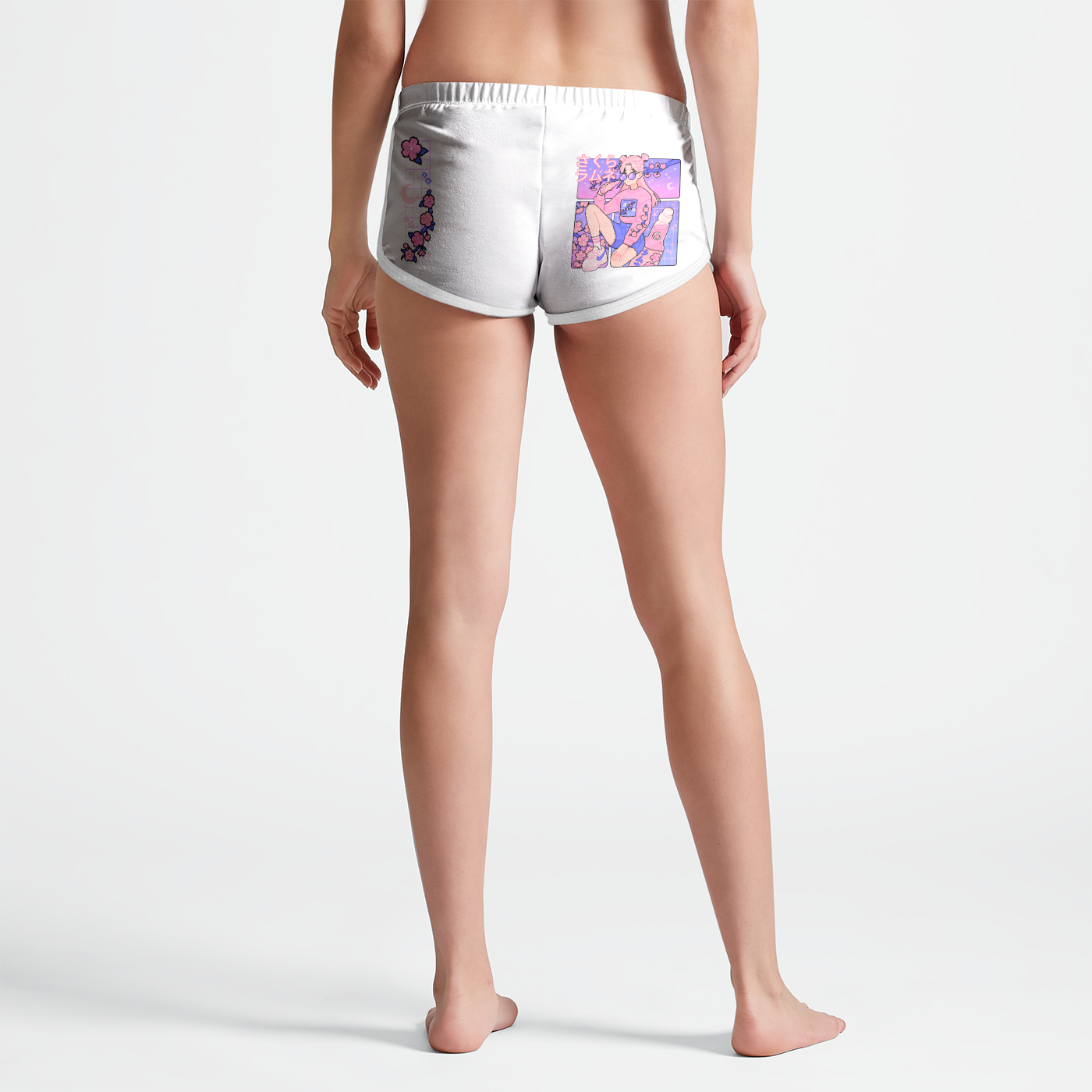 Sakura Retro Shorts