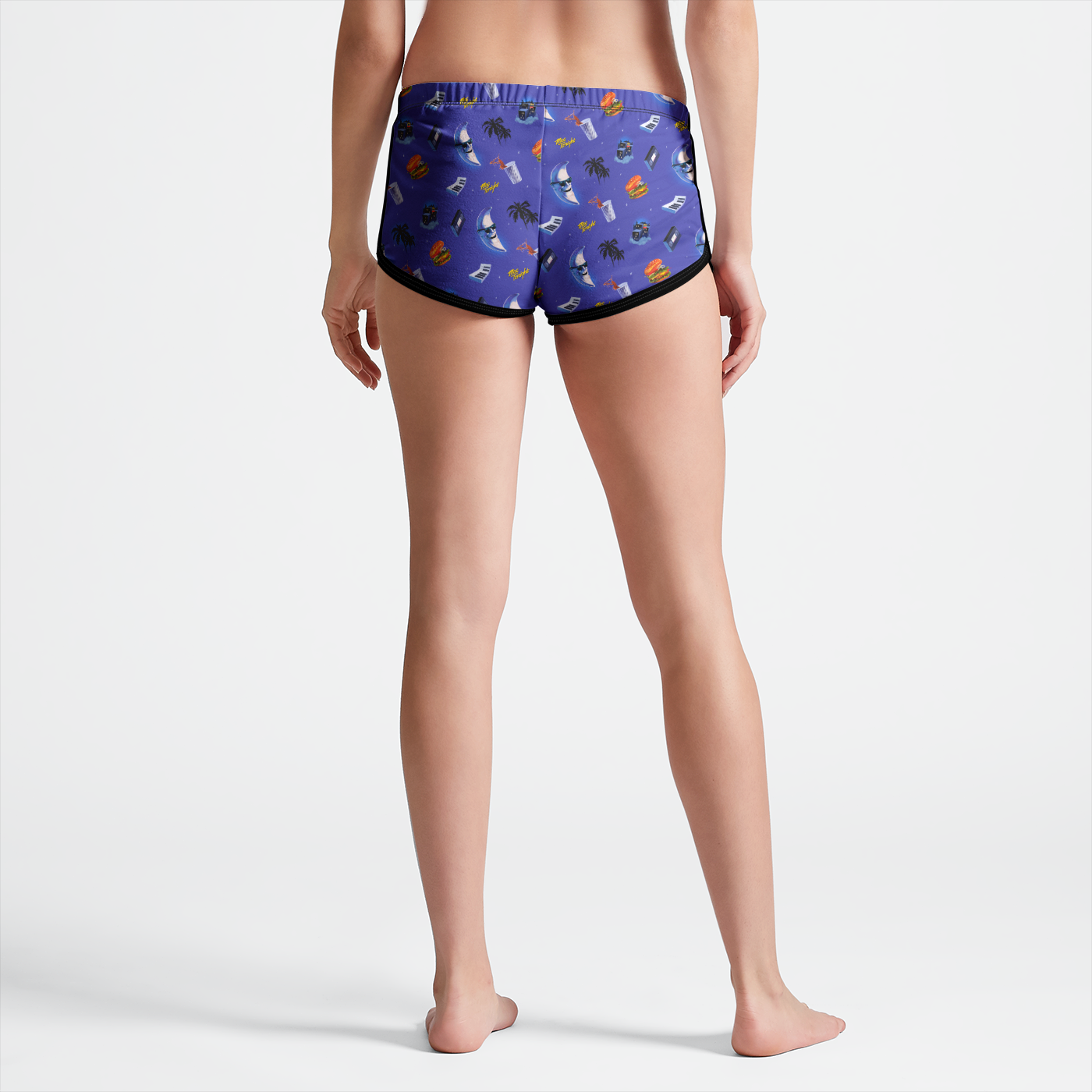 Late Night Delight Retro Shorts