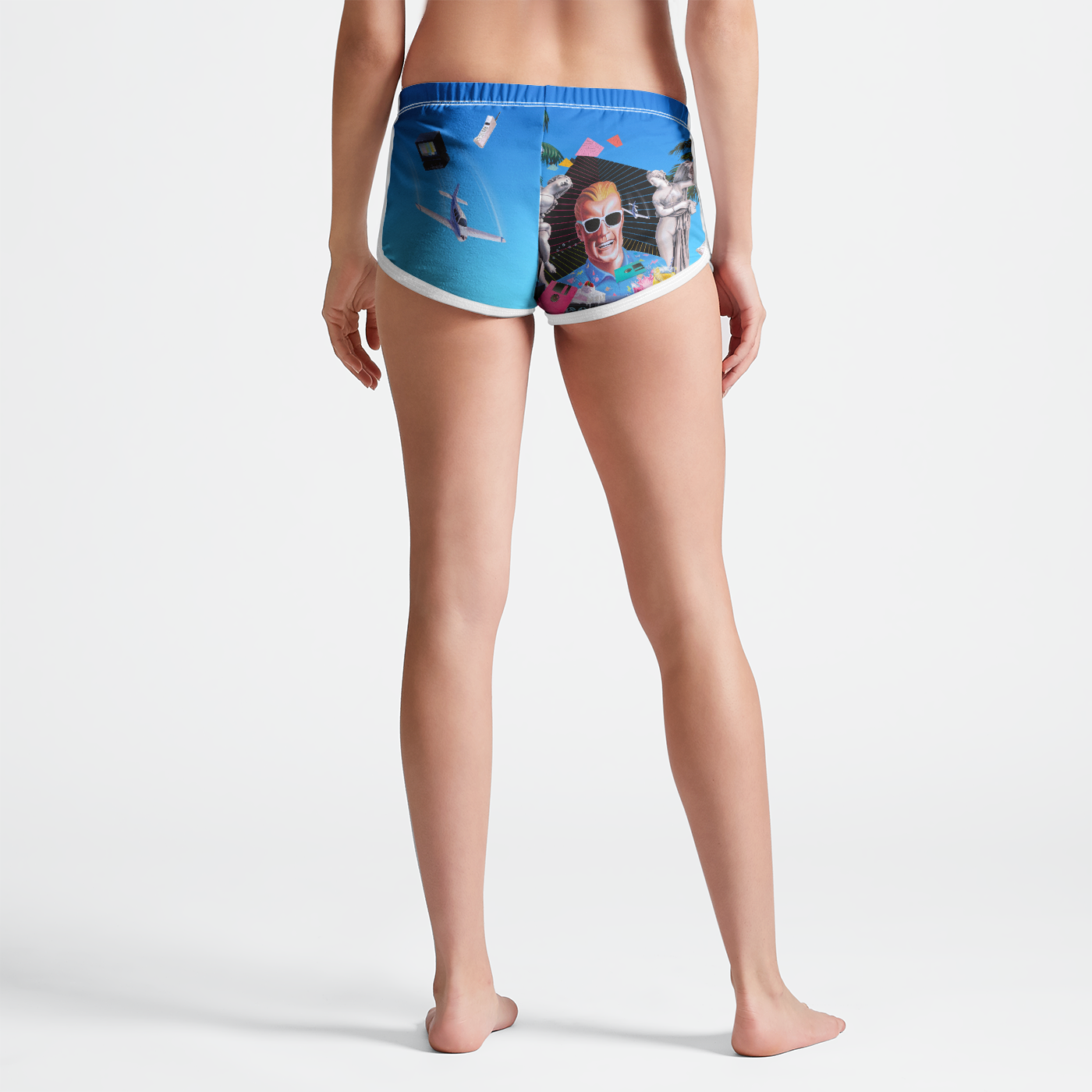 Max Headroom Retro Shorts