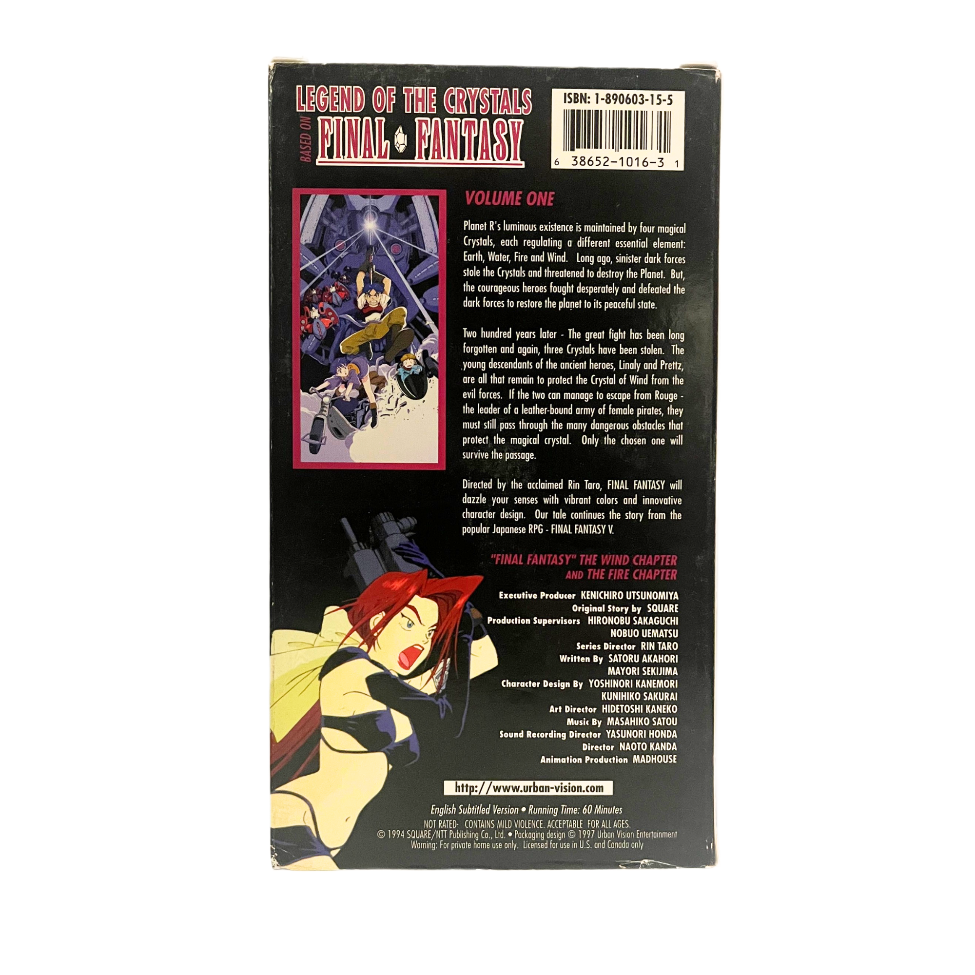 Final Fantasy Vol. 1 VHS Tape