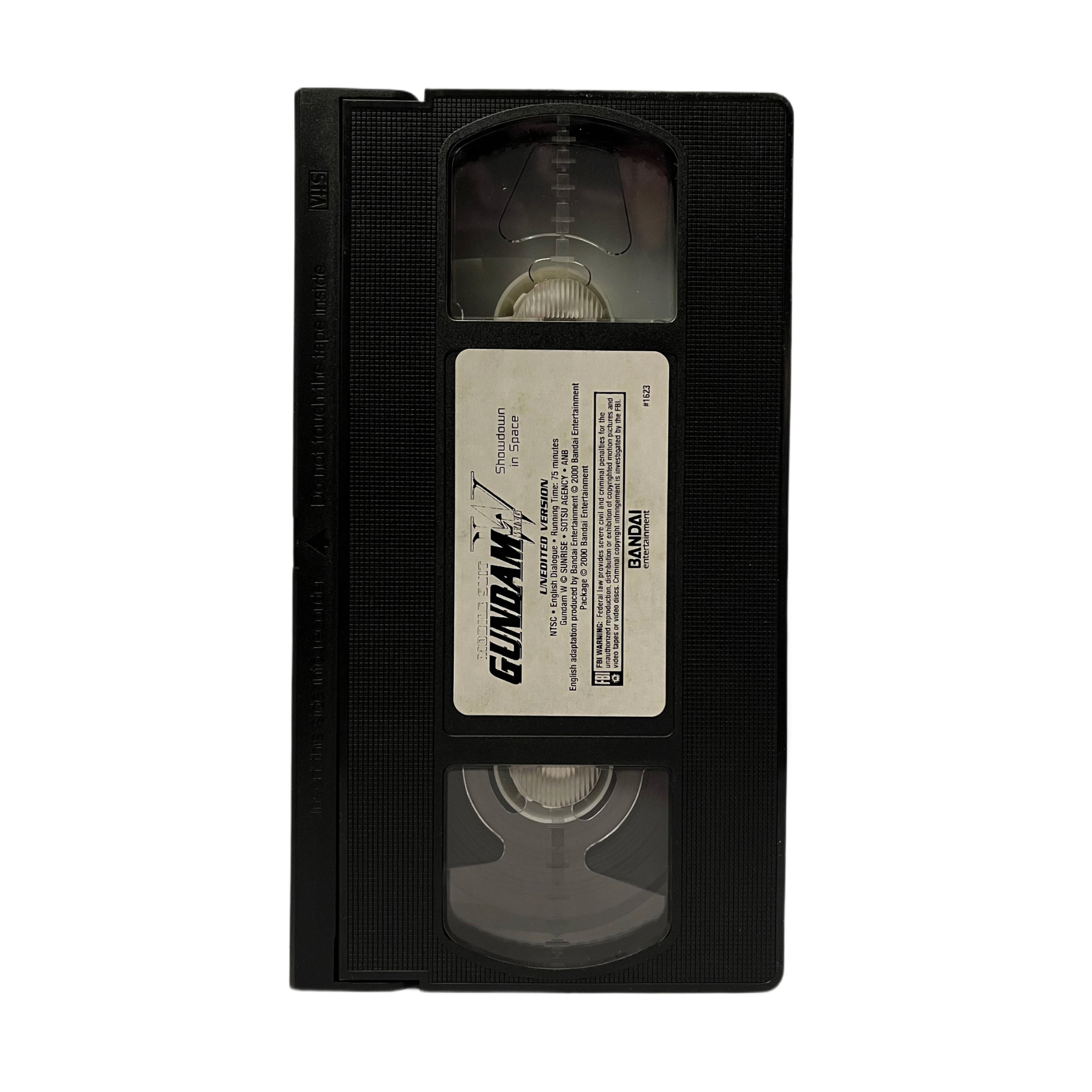 Gundam Wing: Showdown in Space VHS Tape