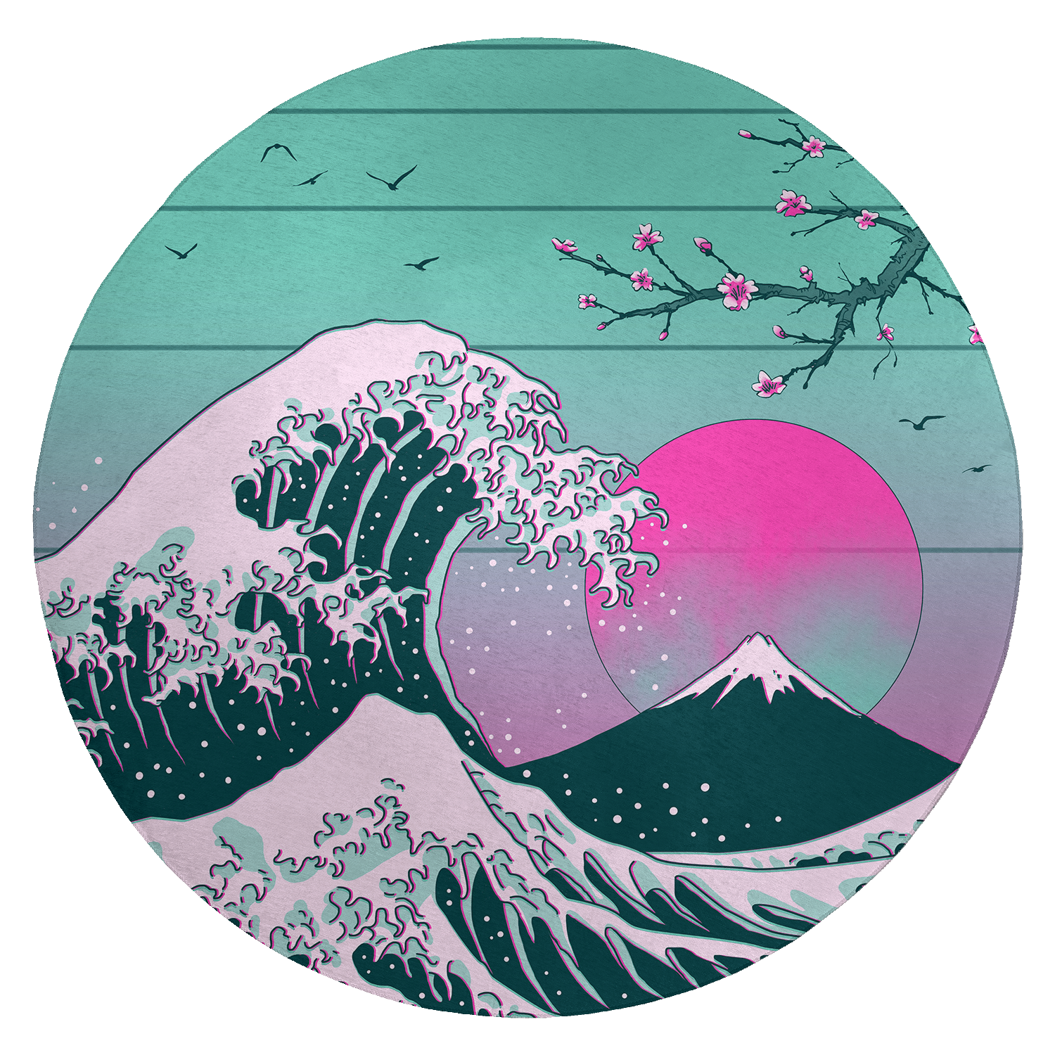 Sakura Wave Rug