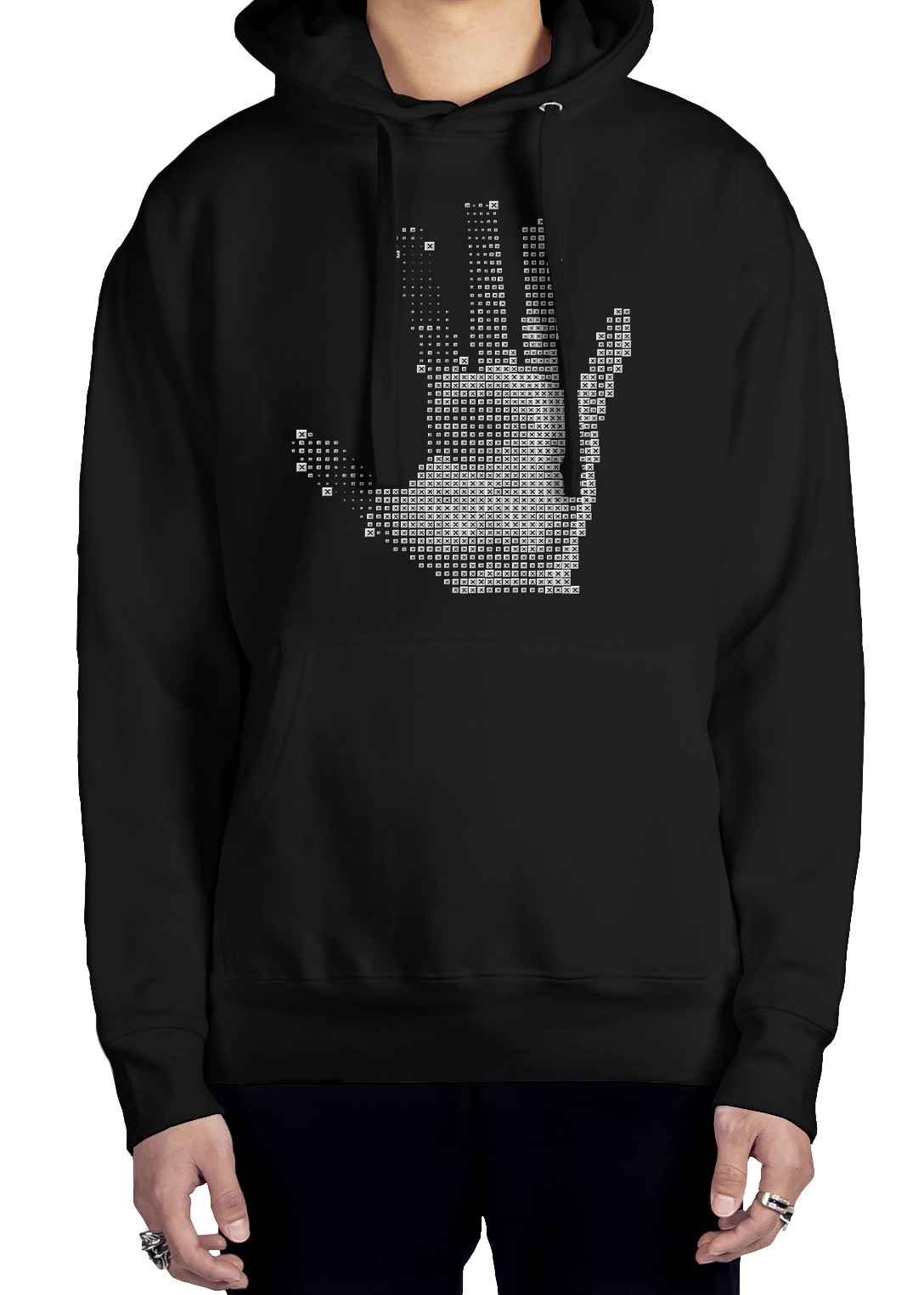 Digital Handprint Hoodie