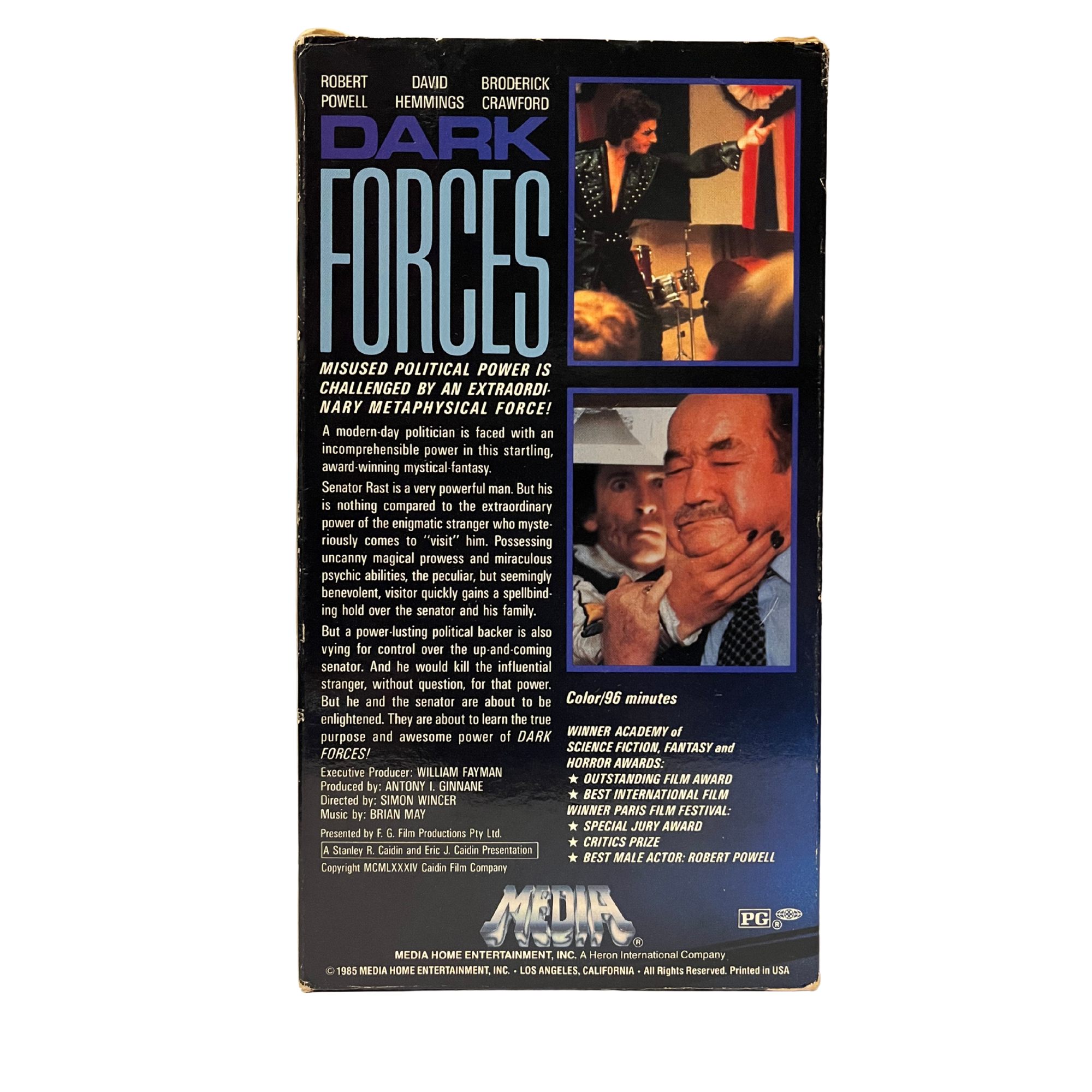 Dark Forces VHS Tape