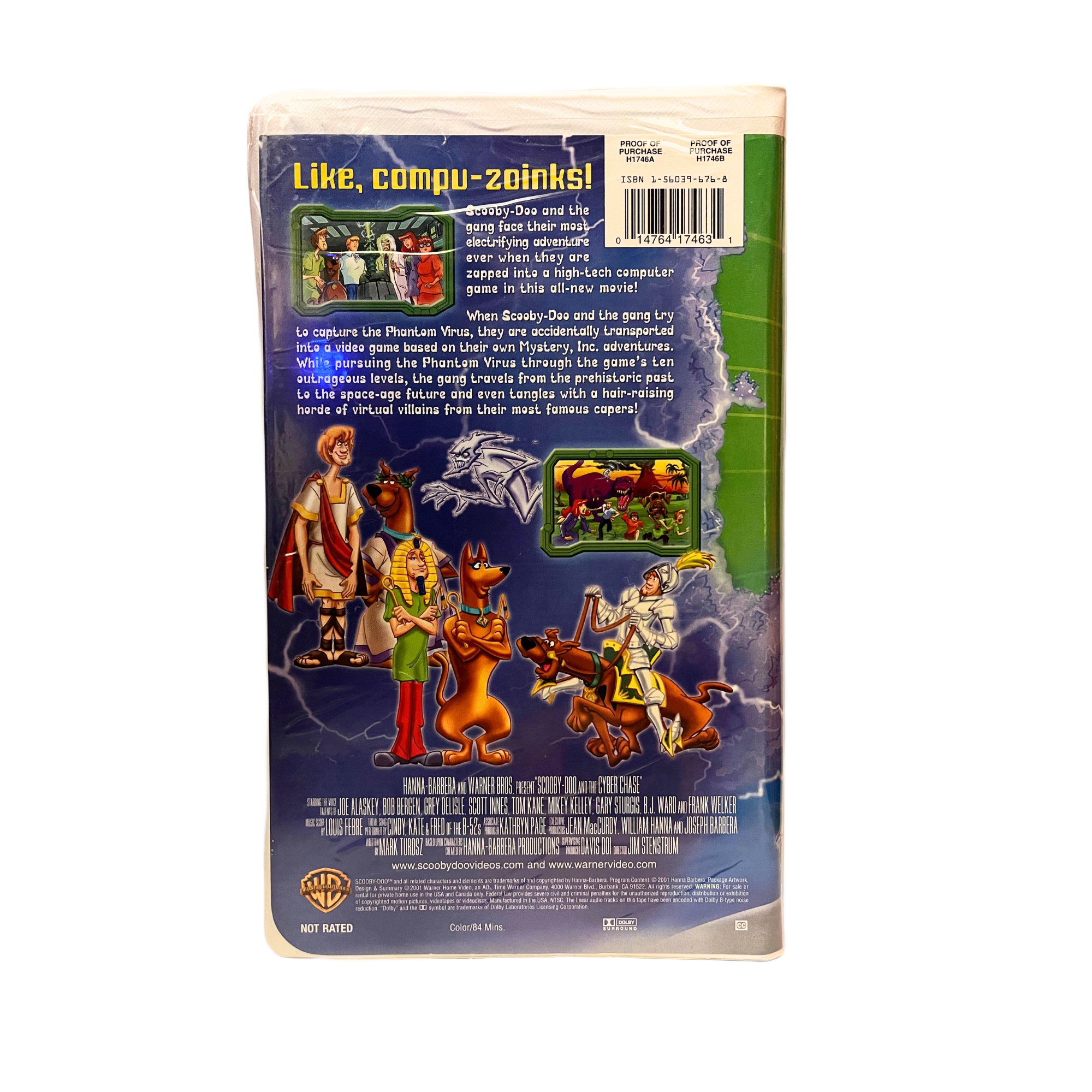 Scooby-Doo and the Cyber Chase VHS Tape