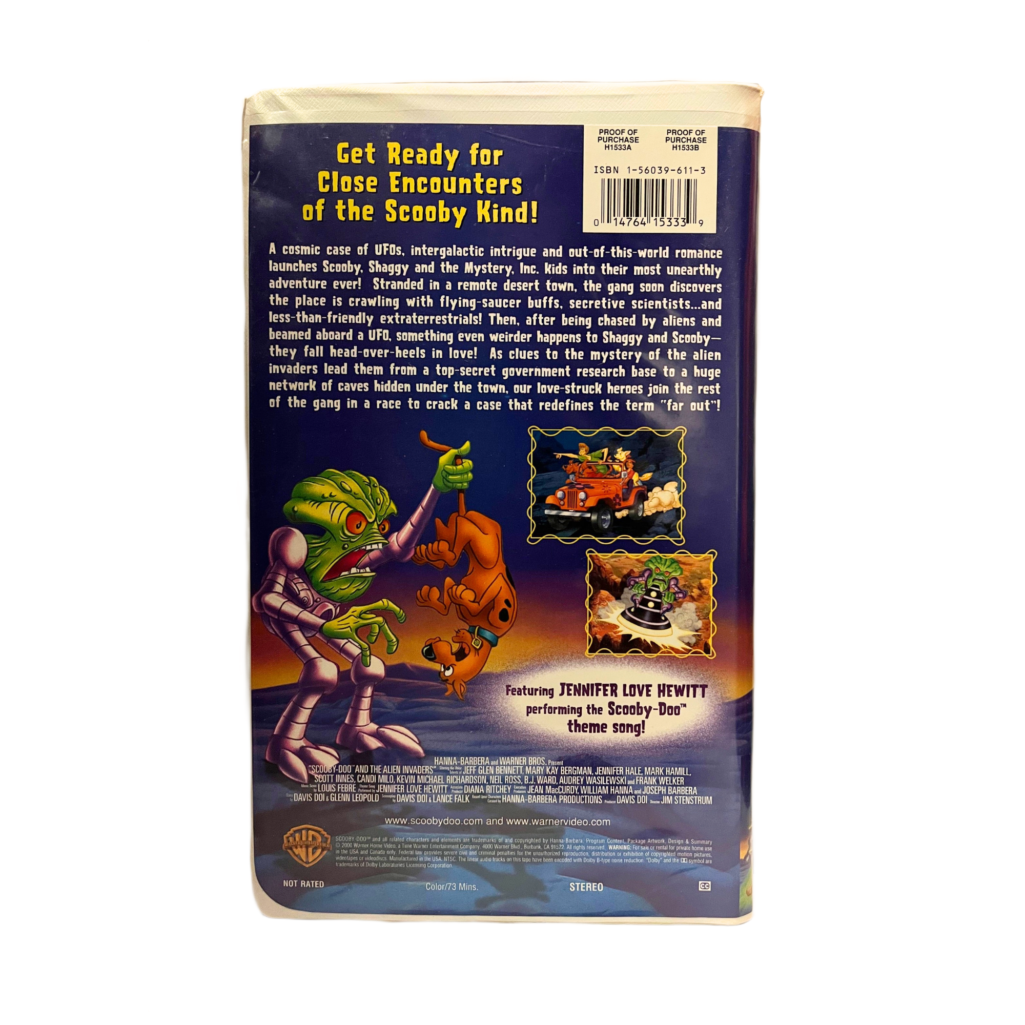 Scooby-Doo and the Alien Invaders VHS Tape