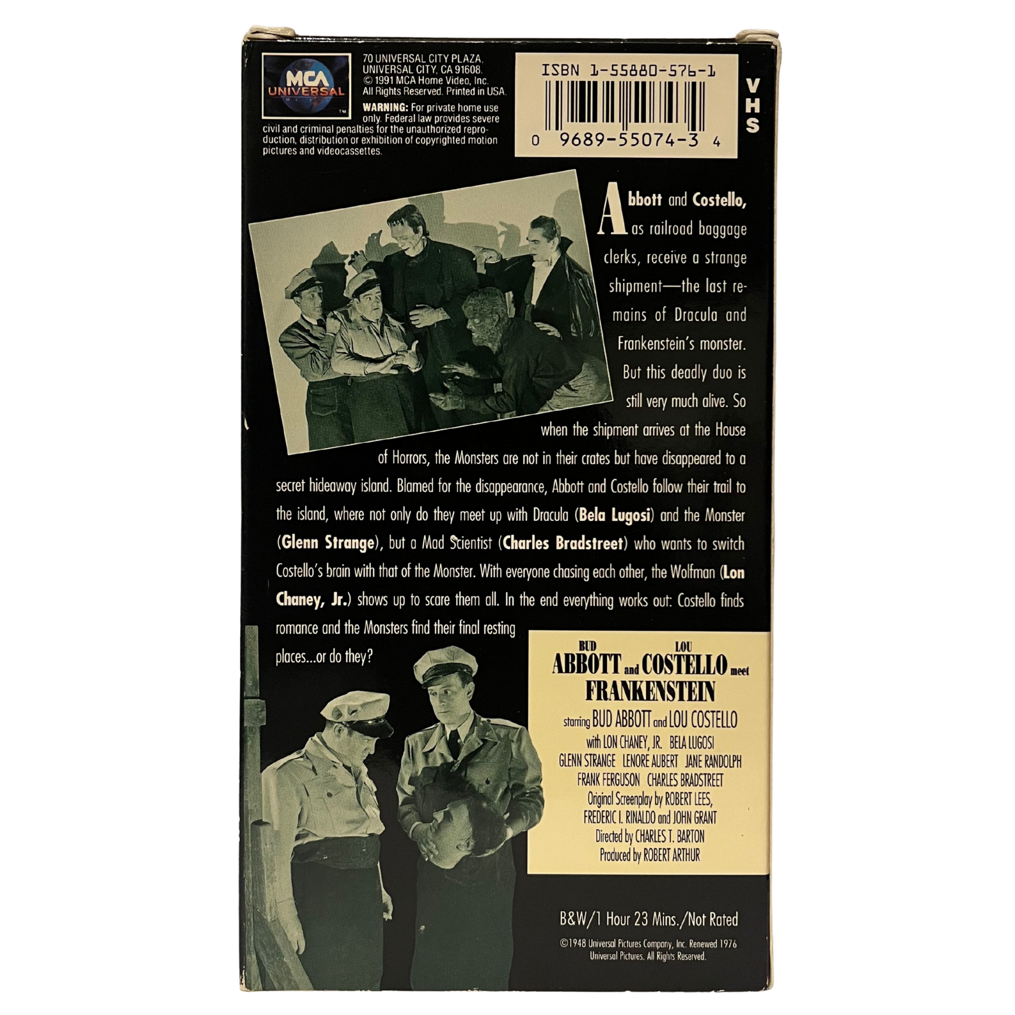 Abbott & Costello Meet Frankenstein VHS Tape