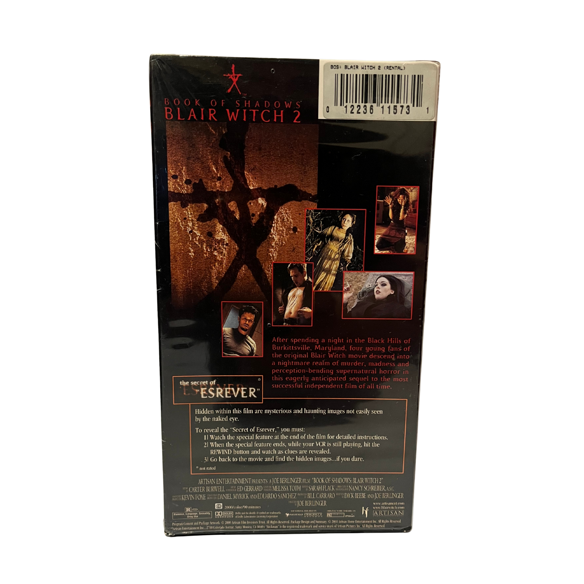 Curse Of The Blair Witch 2 VHS Tape