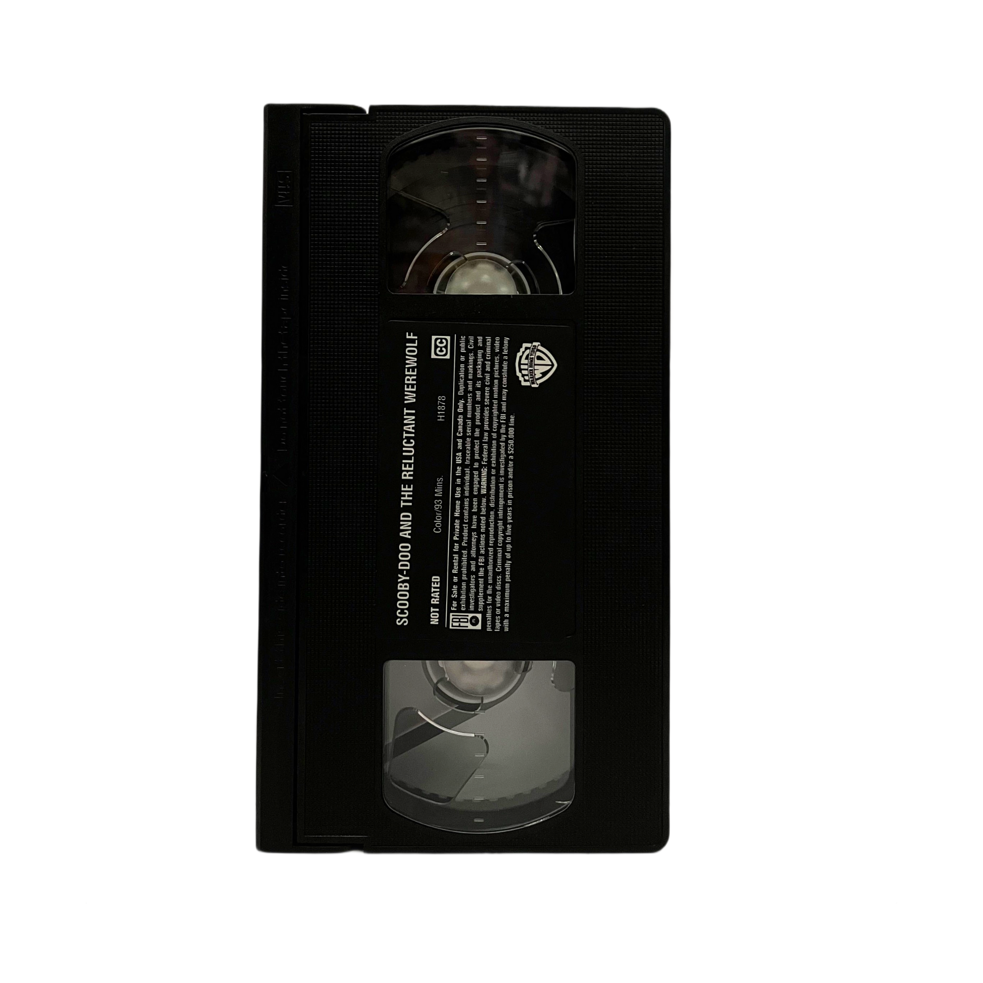Scooby-Doo and the Reluctant Werewolf VHS Tape