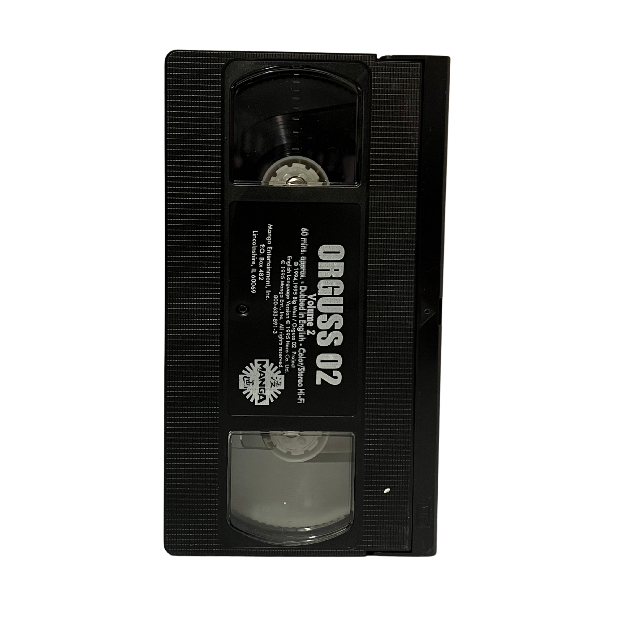 Orguss 02 Volume 2 VHS Tape
