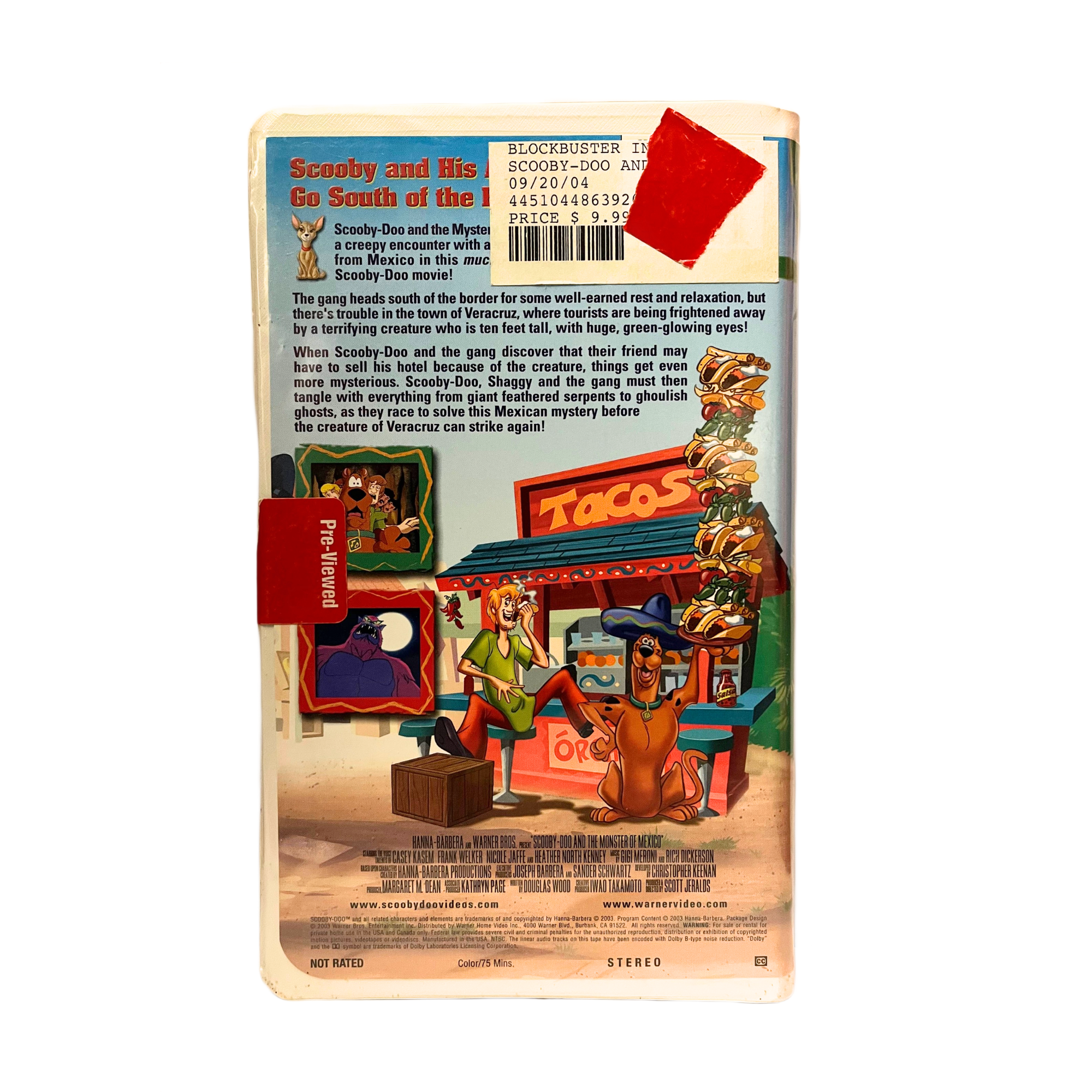 Scooby-Doo and the Monster of Mexico VHS Tape