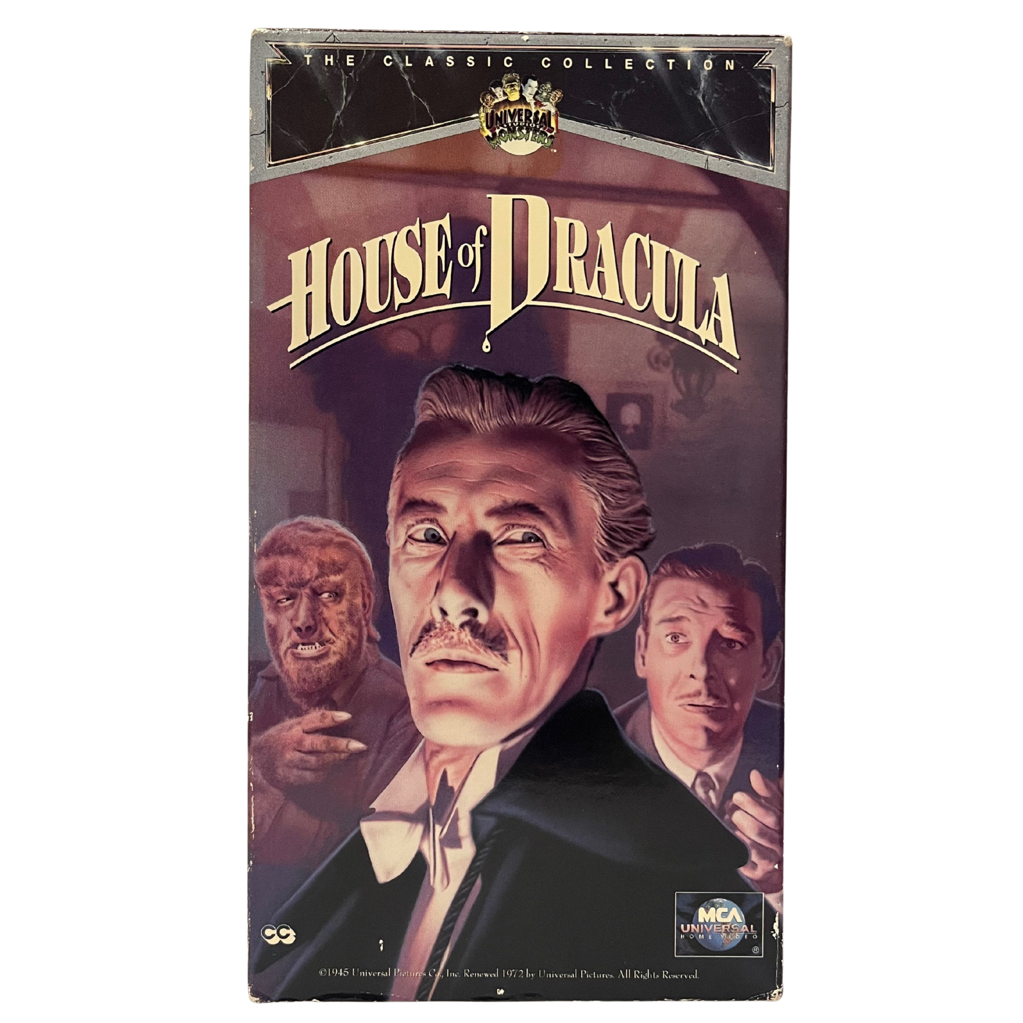 House of Dracula VHS Tape