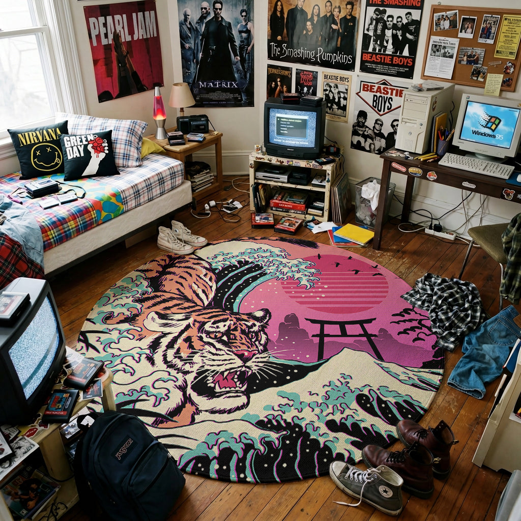 Fierce Wave Rug