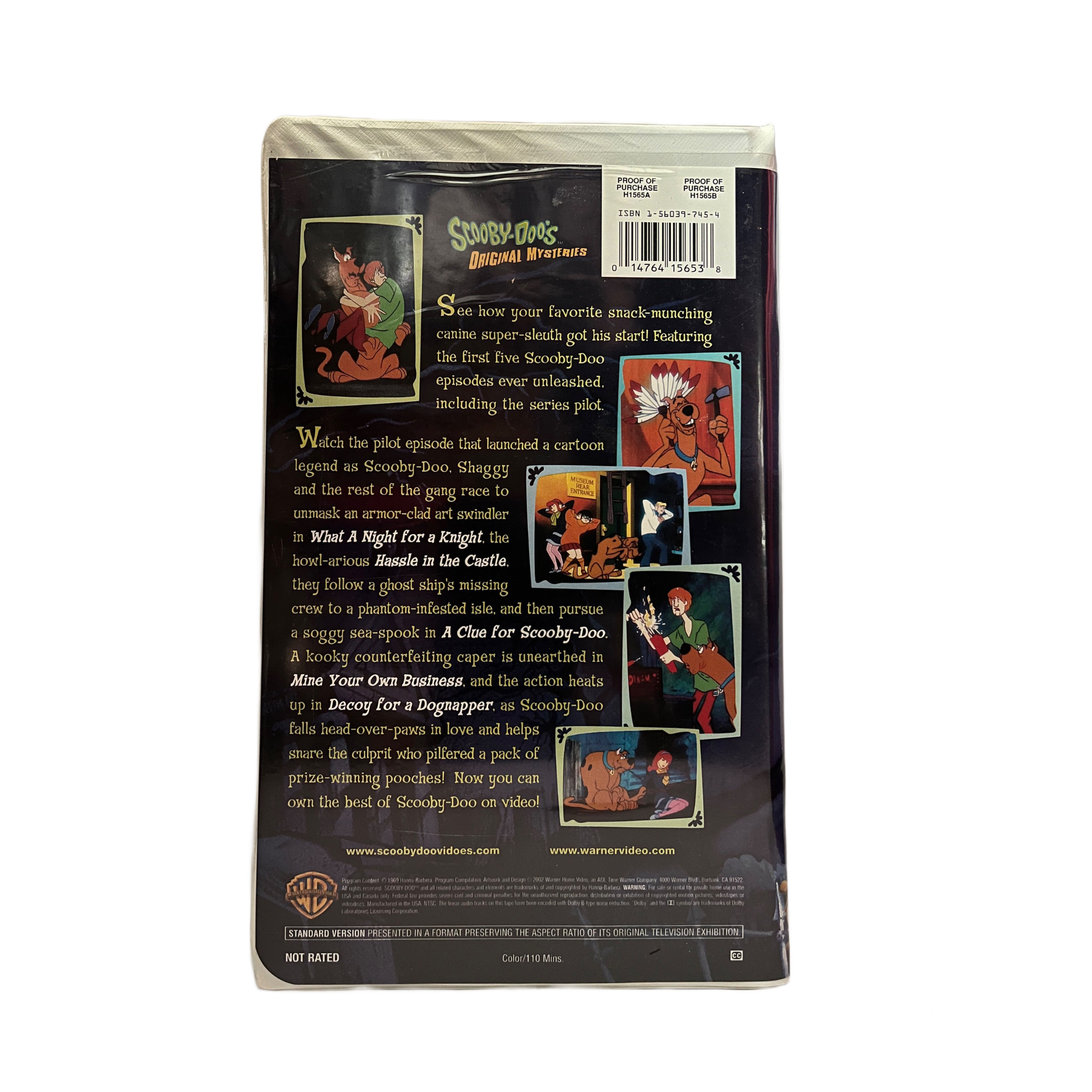 Scooby-Doo and the Legend of the Vampire VHS Tape