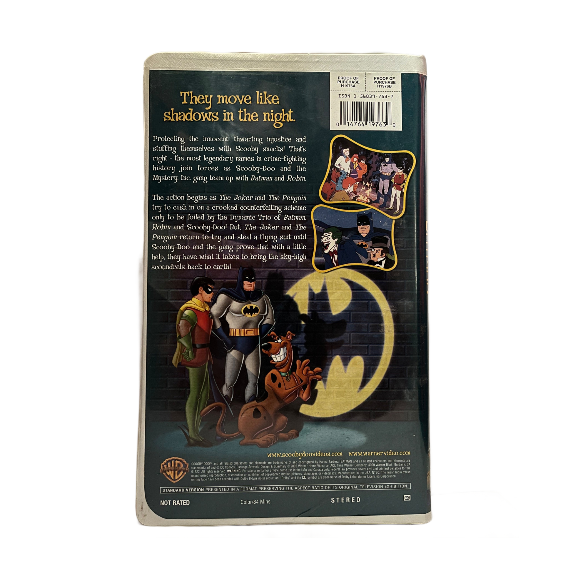 Scooby-Doo Meets Batman VHS Tape
