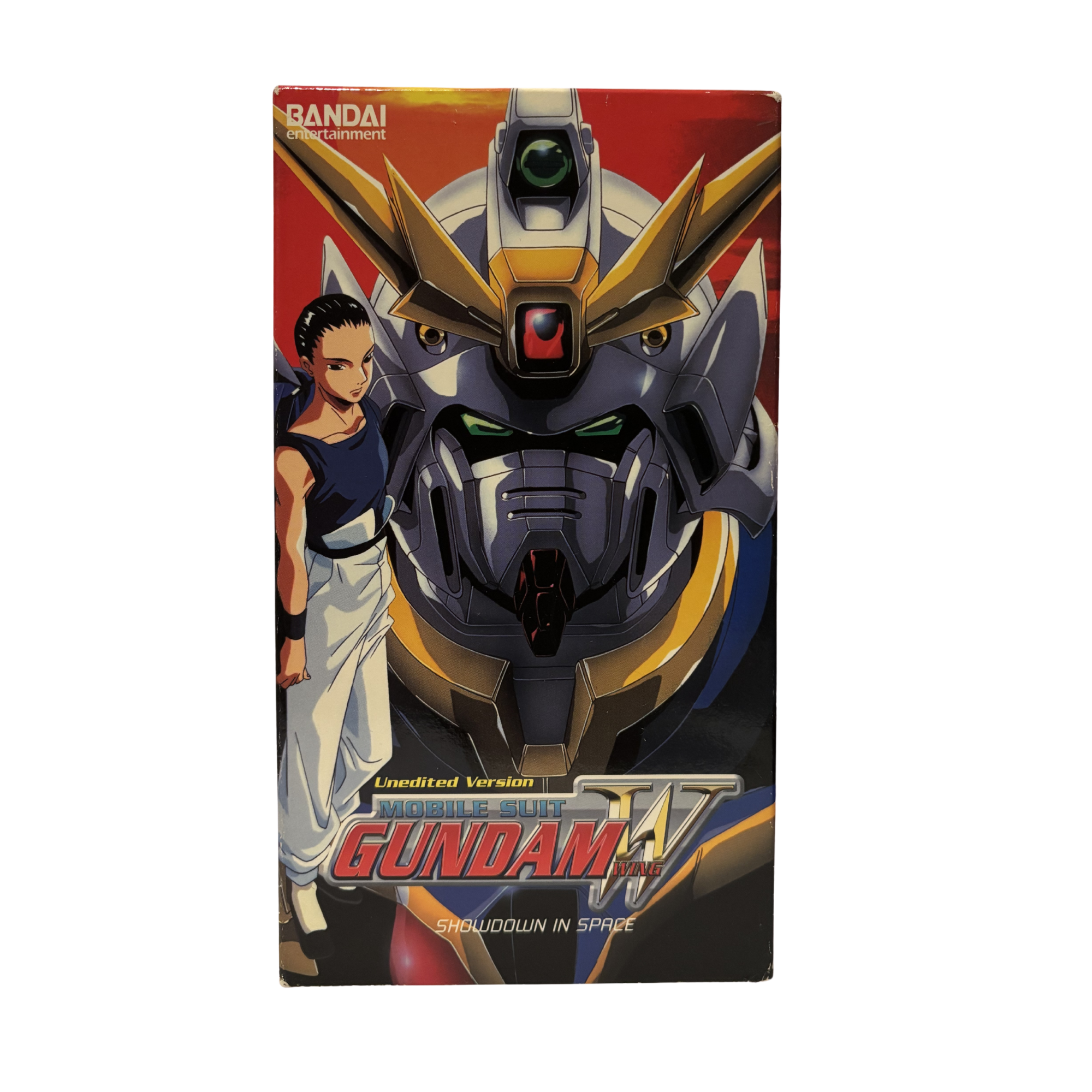 Gundam Wing Showdown In Space VHS Tape