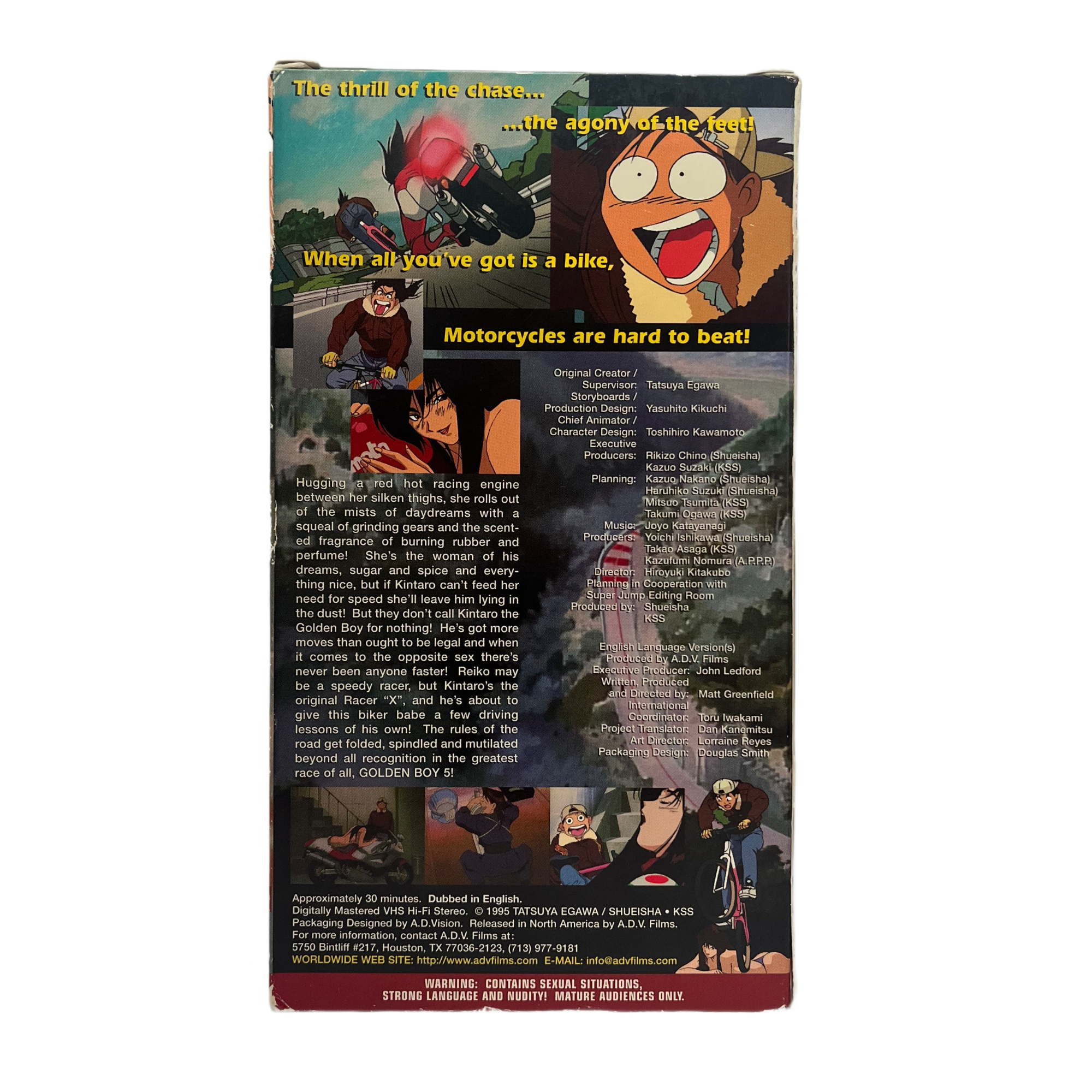 Golden Boy Vol. 5 VHS Tape