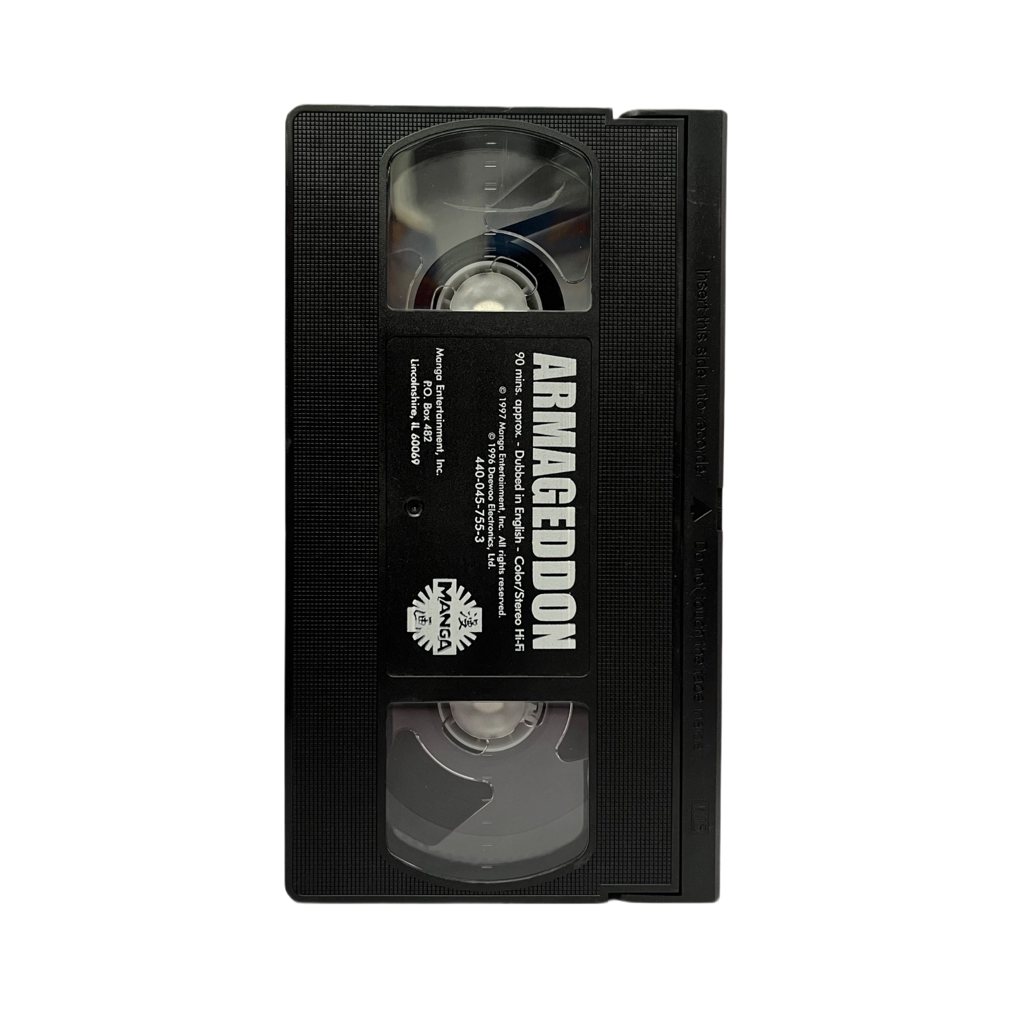 Armageddon VHS Tape