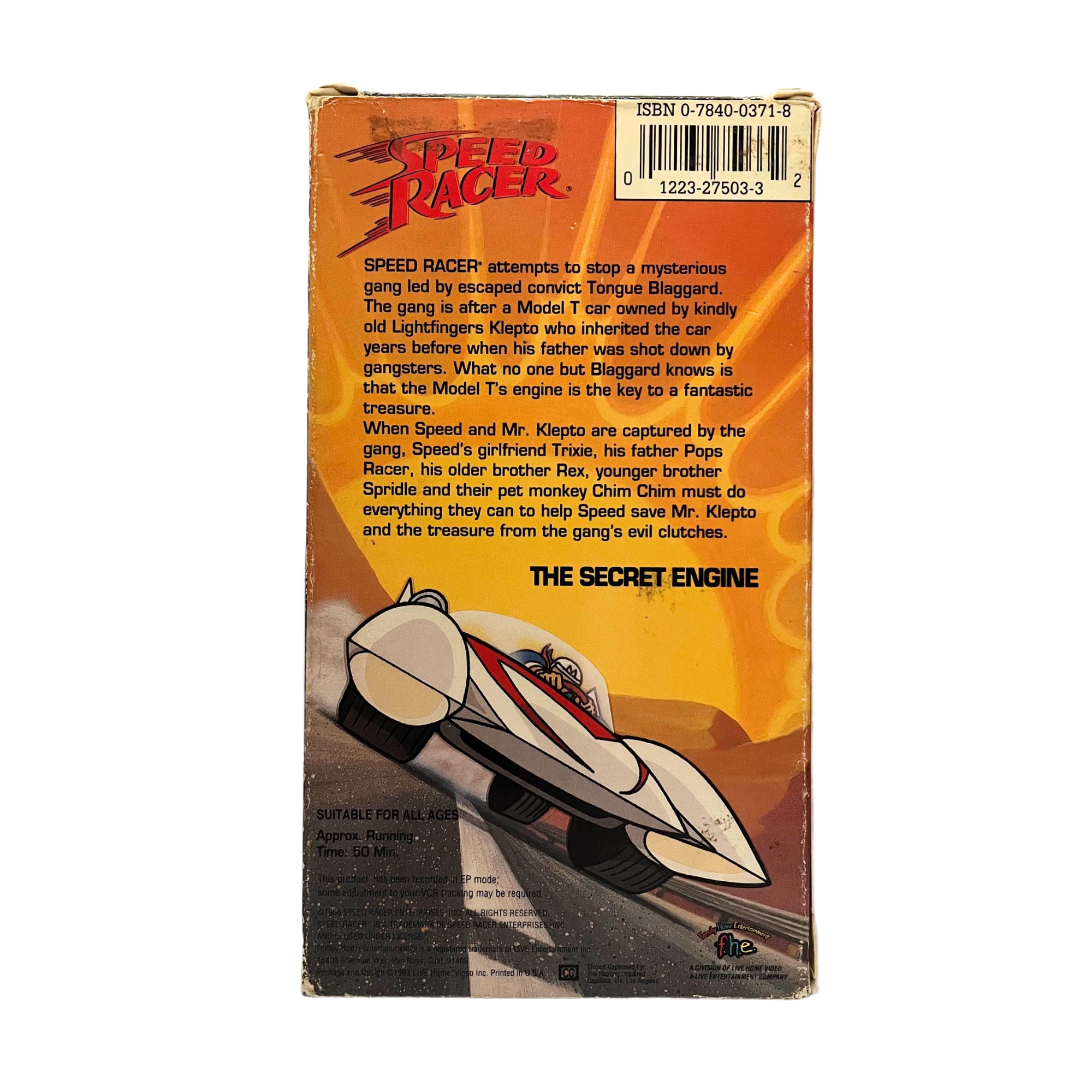 Speed Racer: the Secret Engine VHS Tape
