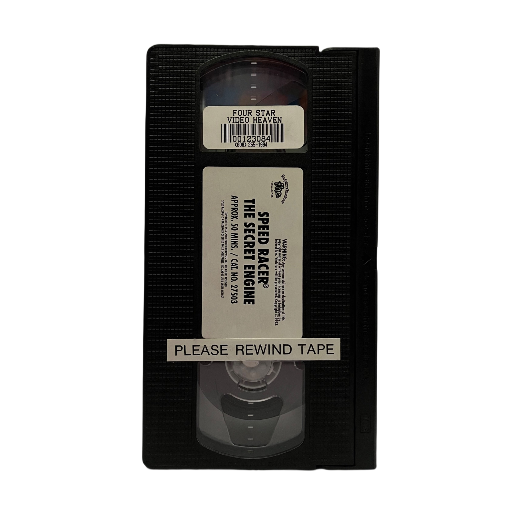 Speed Racer: the Secret Engine VHS Tape