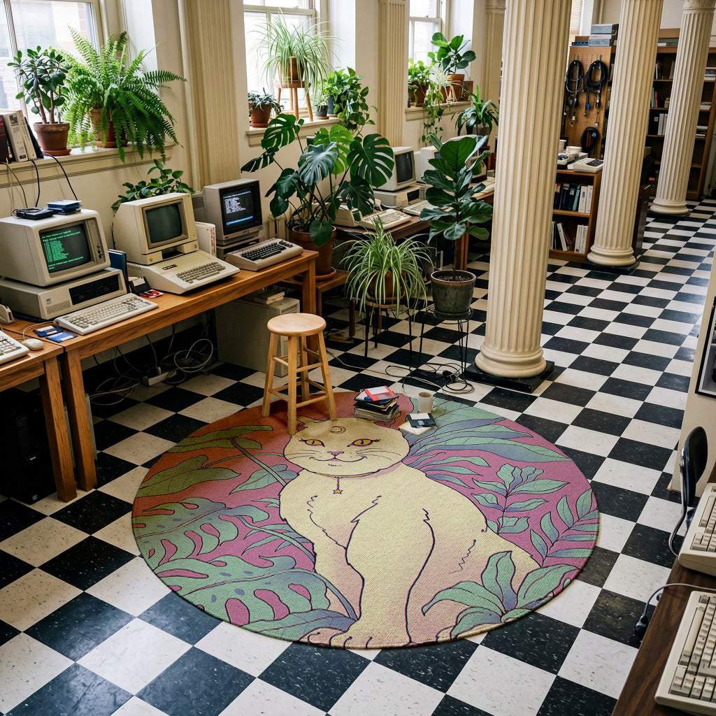 White Luna Rug
