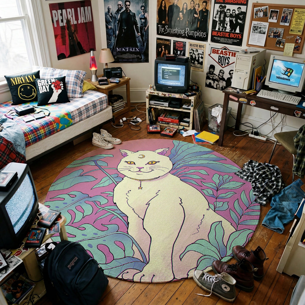 White Luna Rug