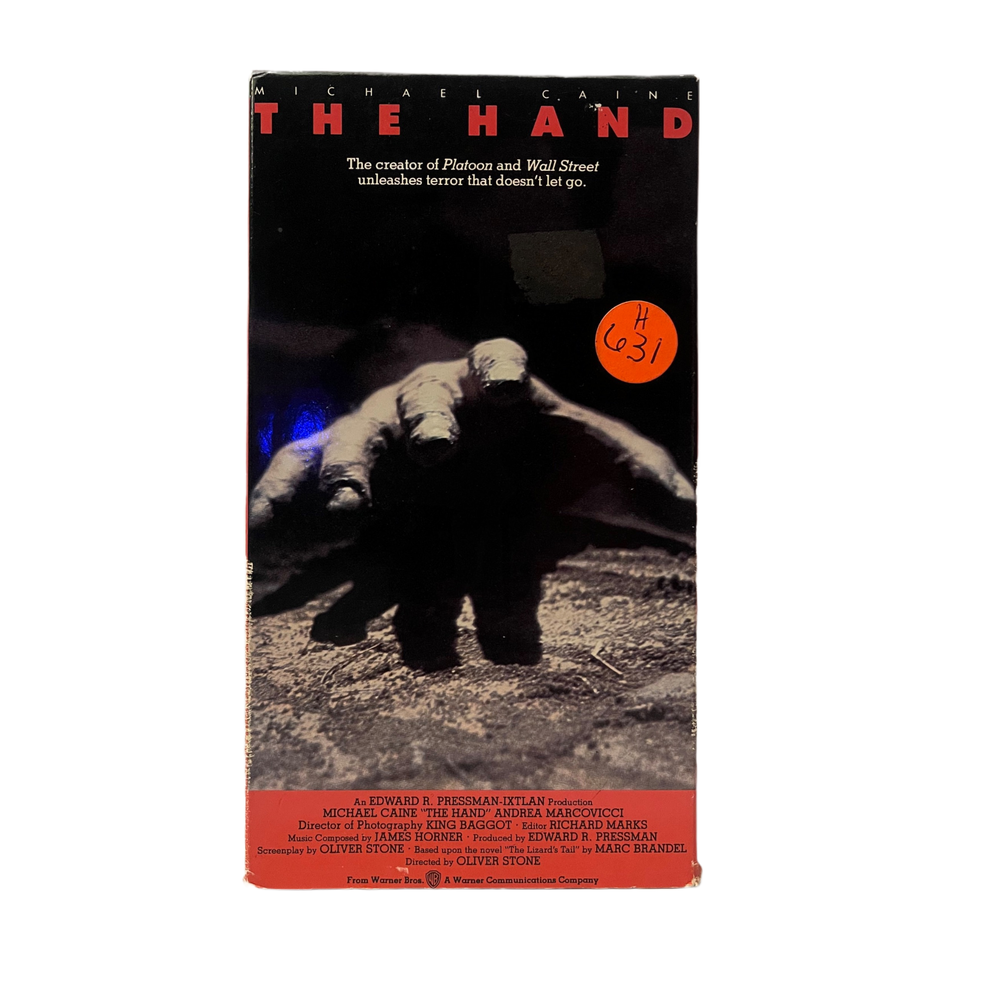 The Hand VHS Tape