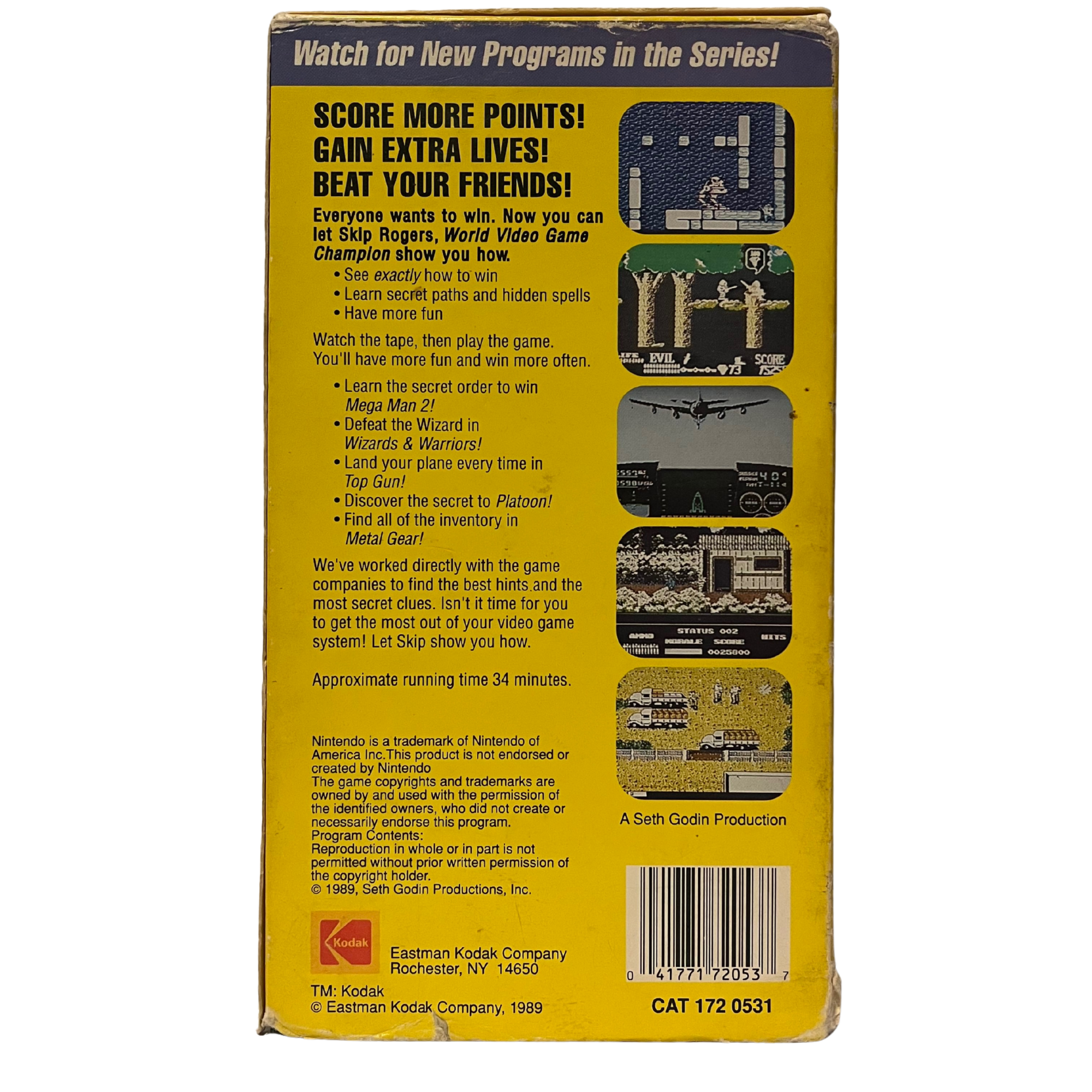 How to Score More Points On Nintendo Games VHS Tape