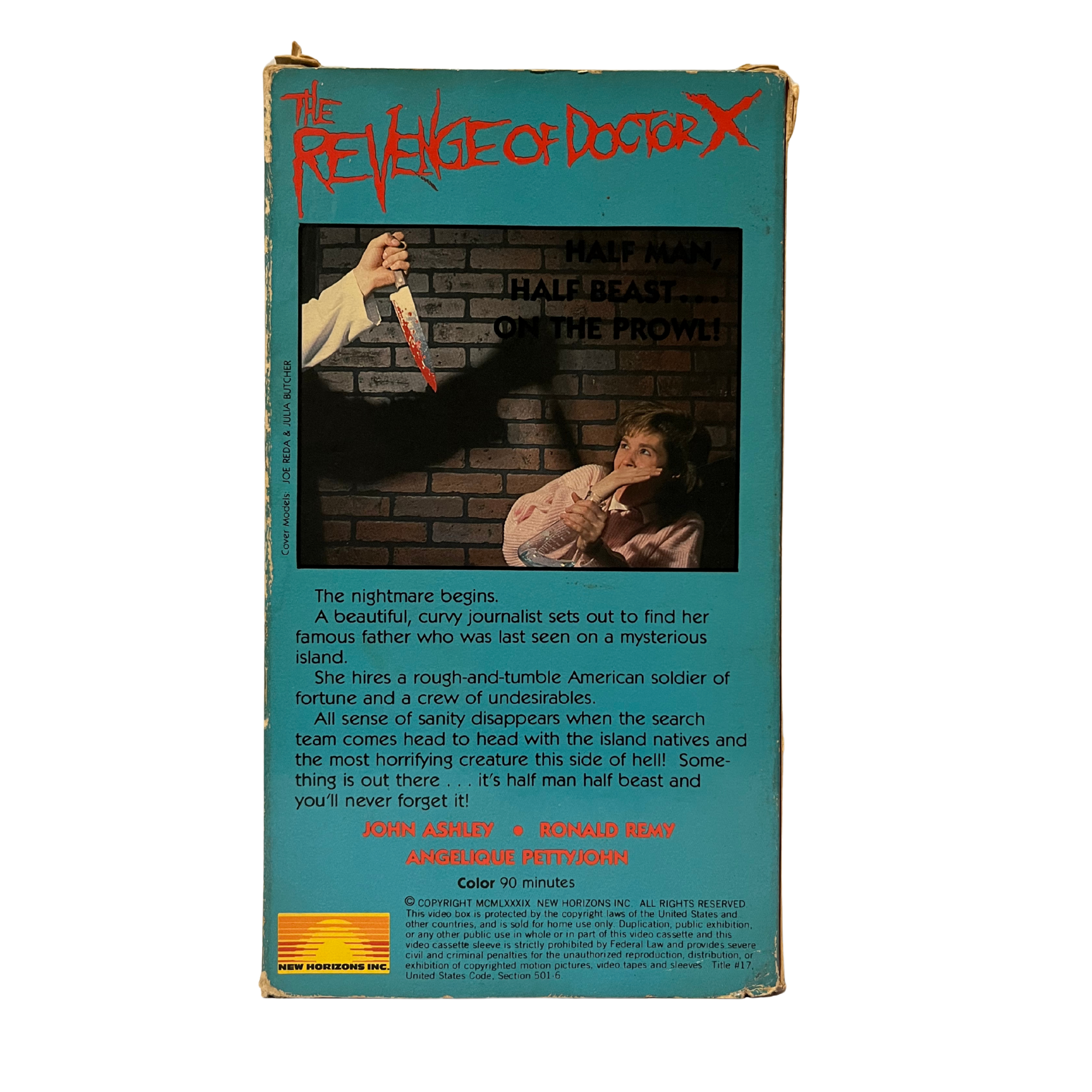 The Revenge of Doctor X VHS Tape