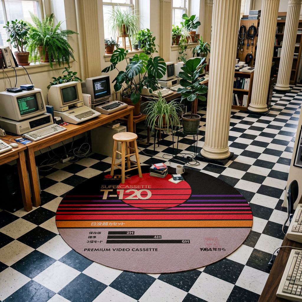 Sunset Supercassette Rug