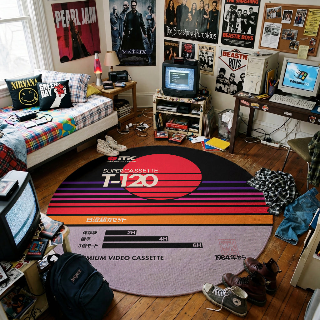 Sunset Supercassette Rug