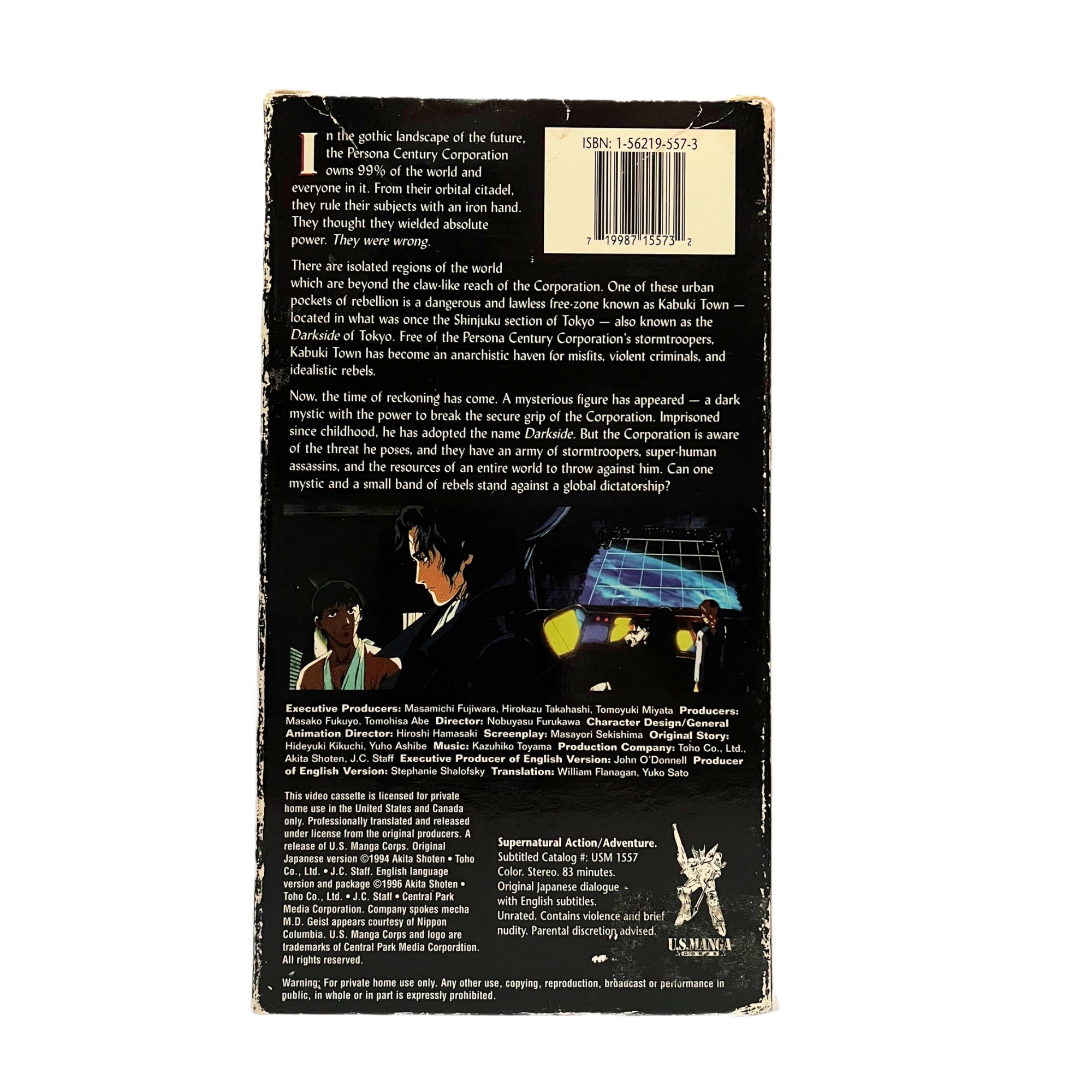 Darkside Blues VHS Tape