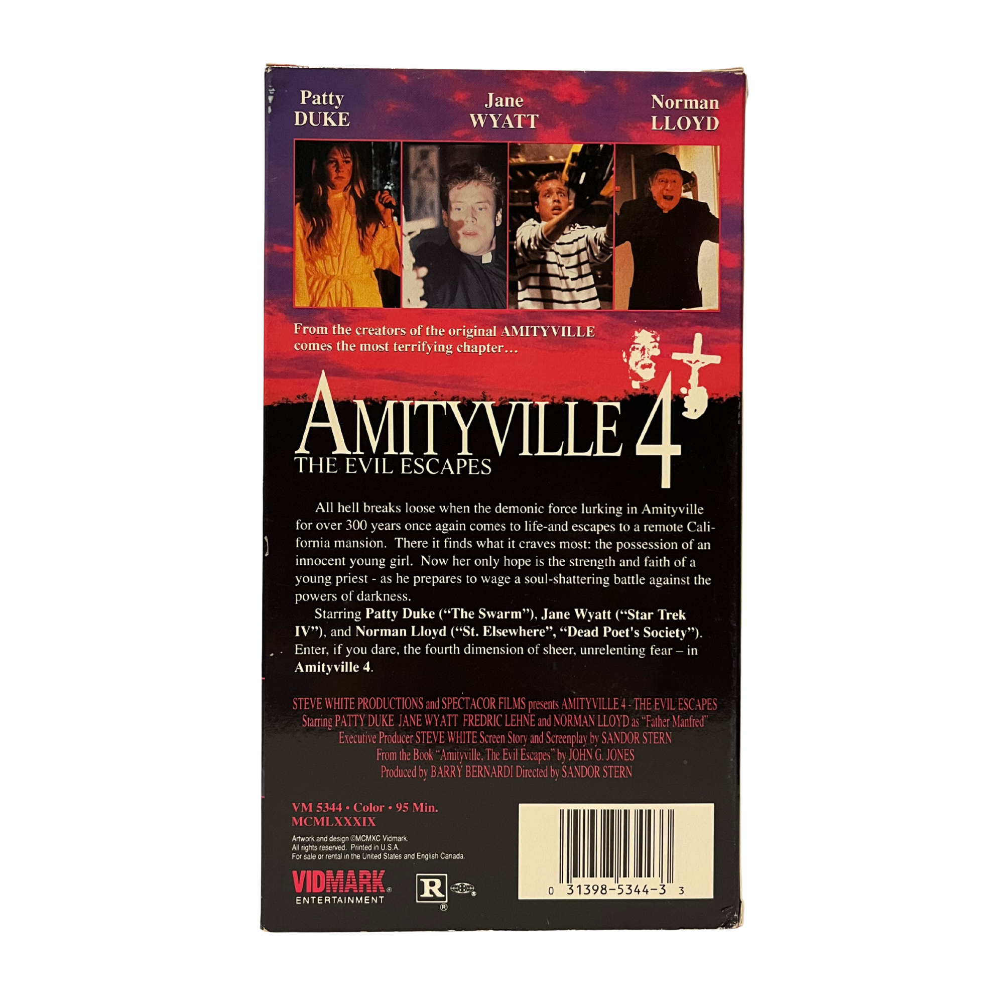 Amityville 4: The Evil Escapes VHS Tape
