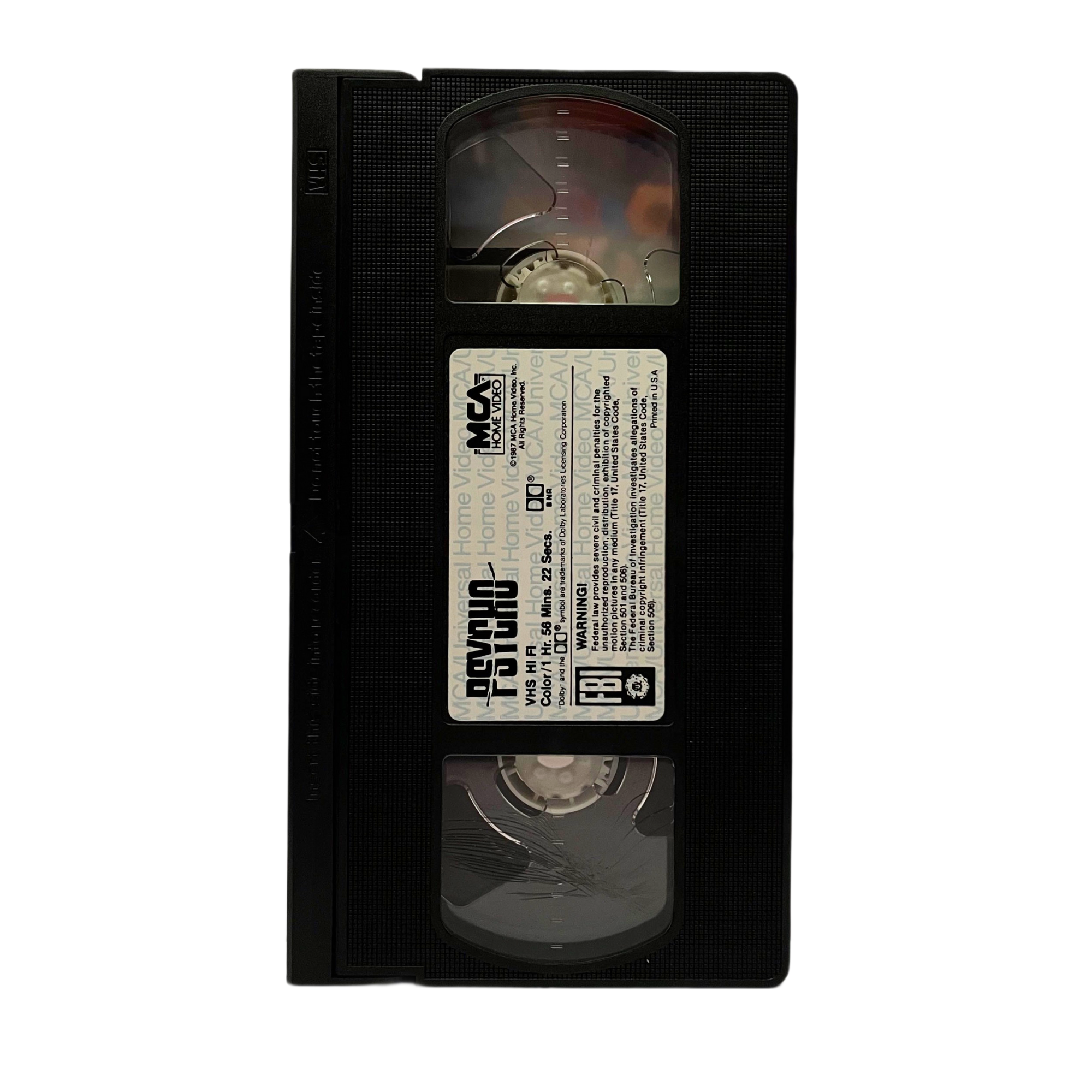 Psycho VHS Tape