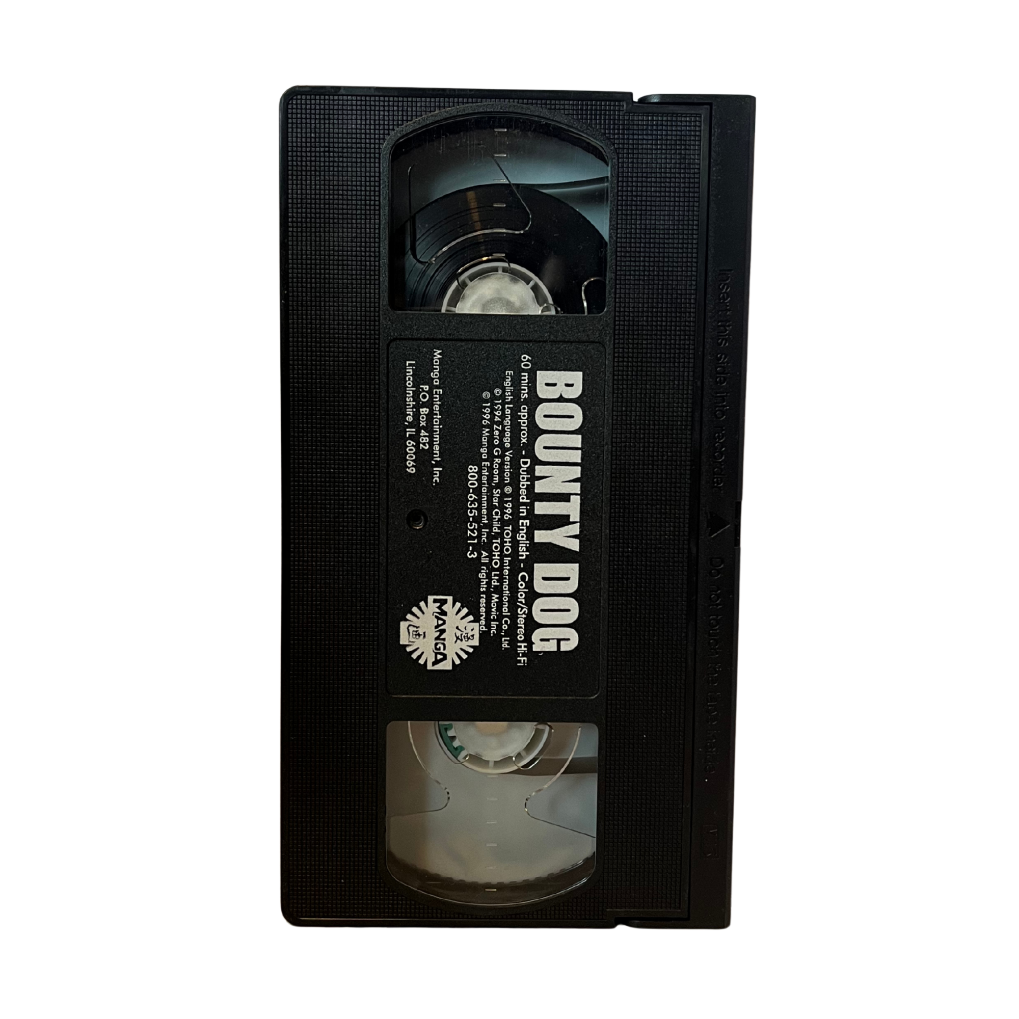 Bounty Dog VHS Tape