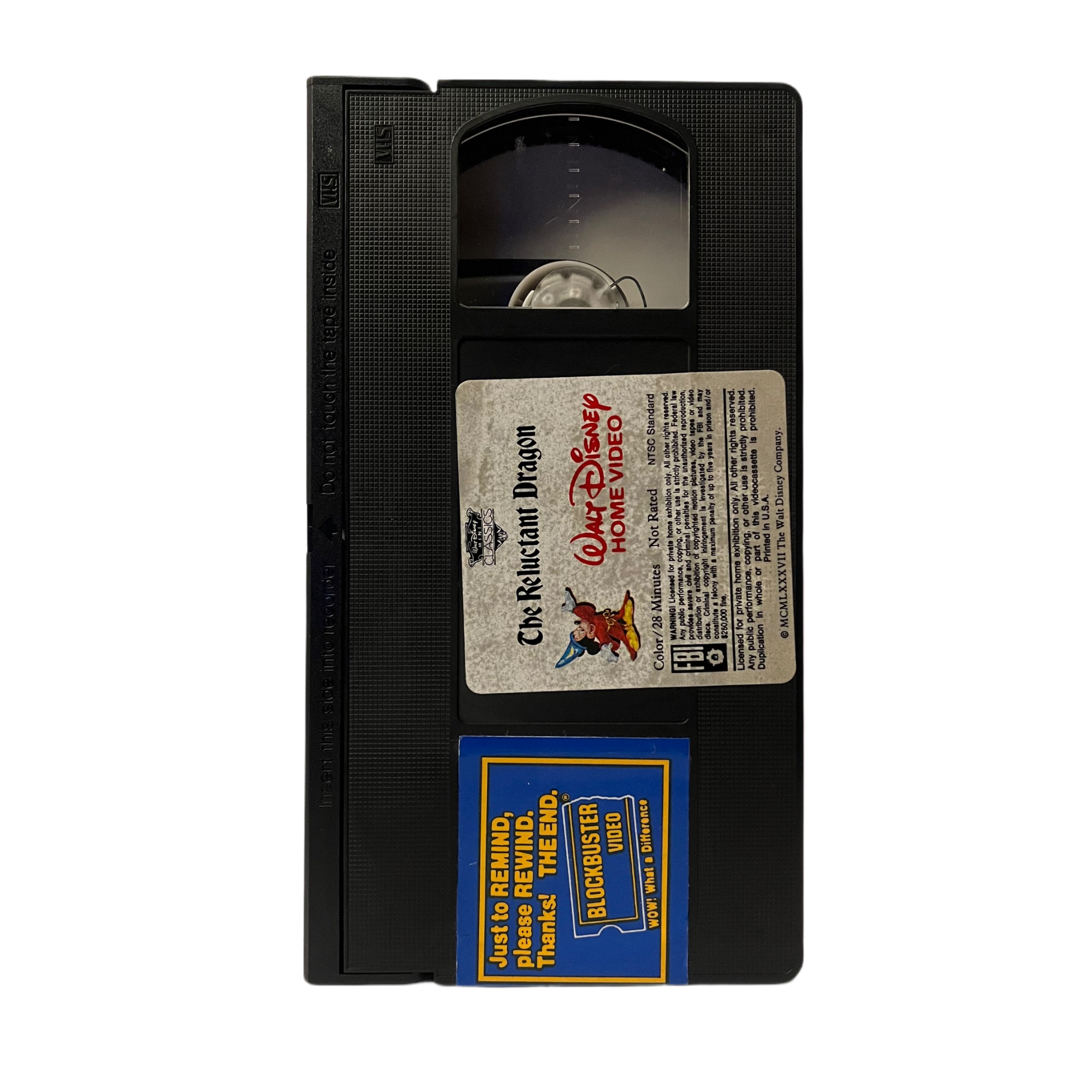 The Reluctant Dragon VHS Tape